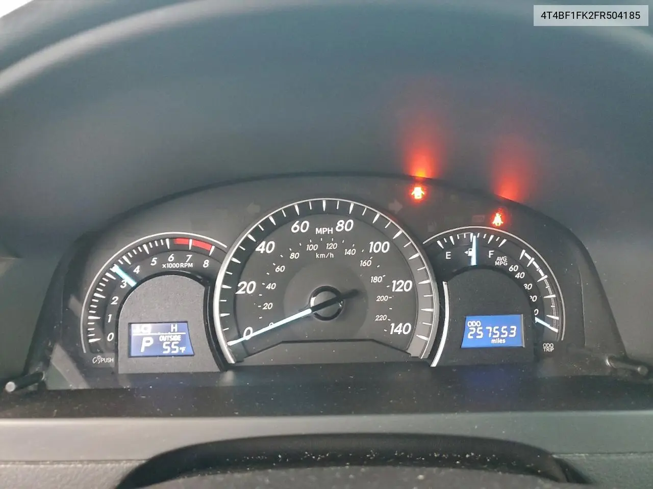 4T4BF1FK2FR504185 2015 Toyota Camry Le