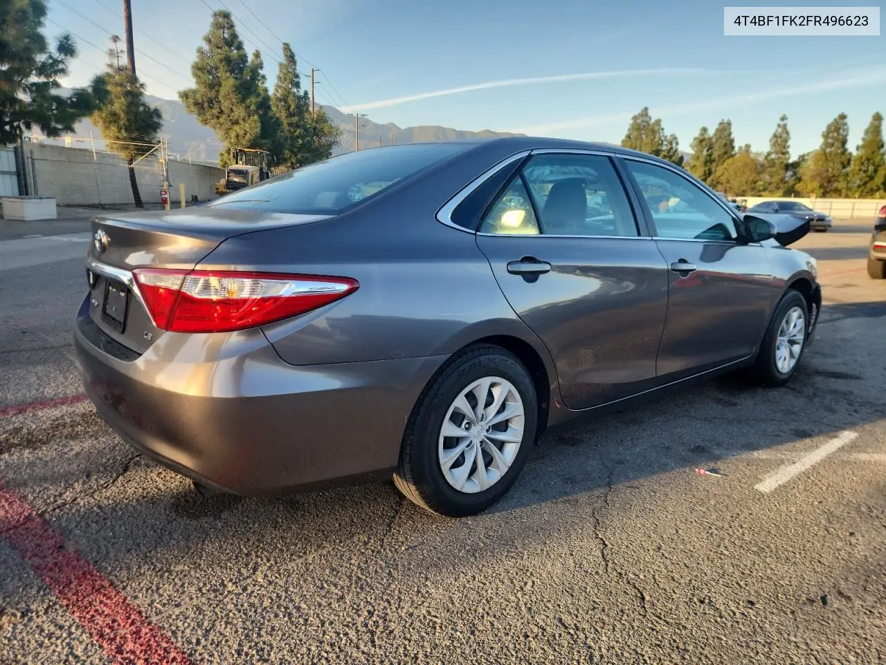 4T4BF1FK2FR496623 2015 Toyota Camry Le