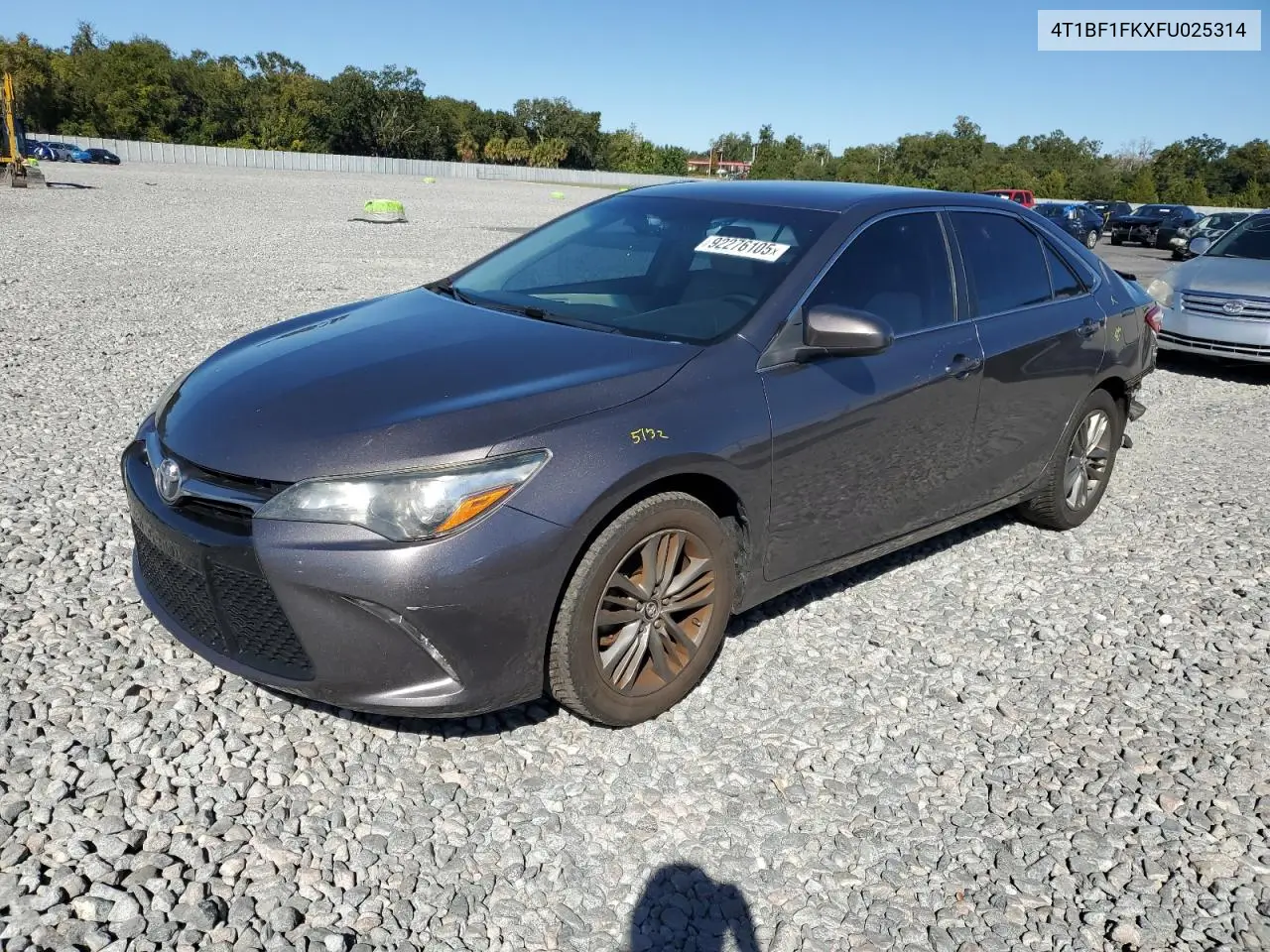 4T1BF1FKXFU025314 2015 Toyota Camry Le