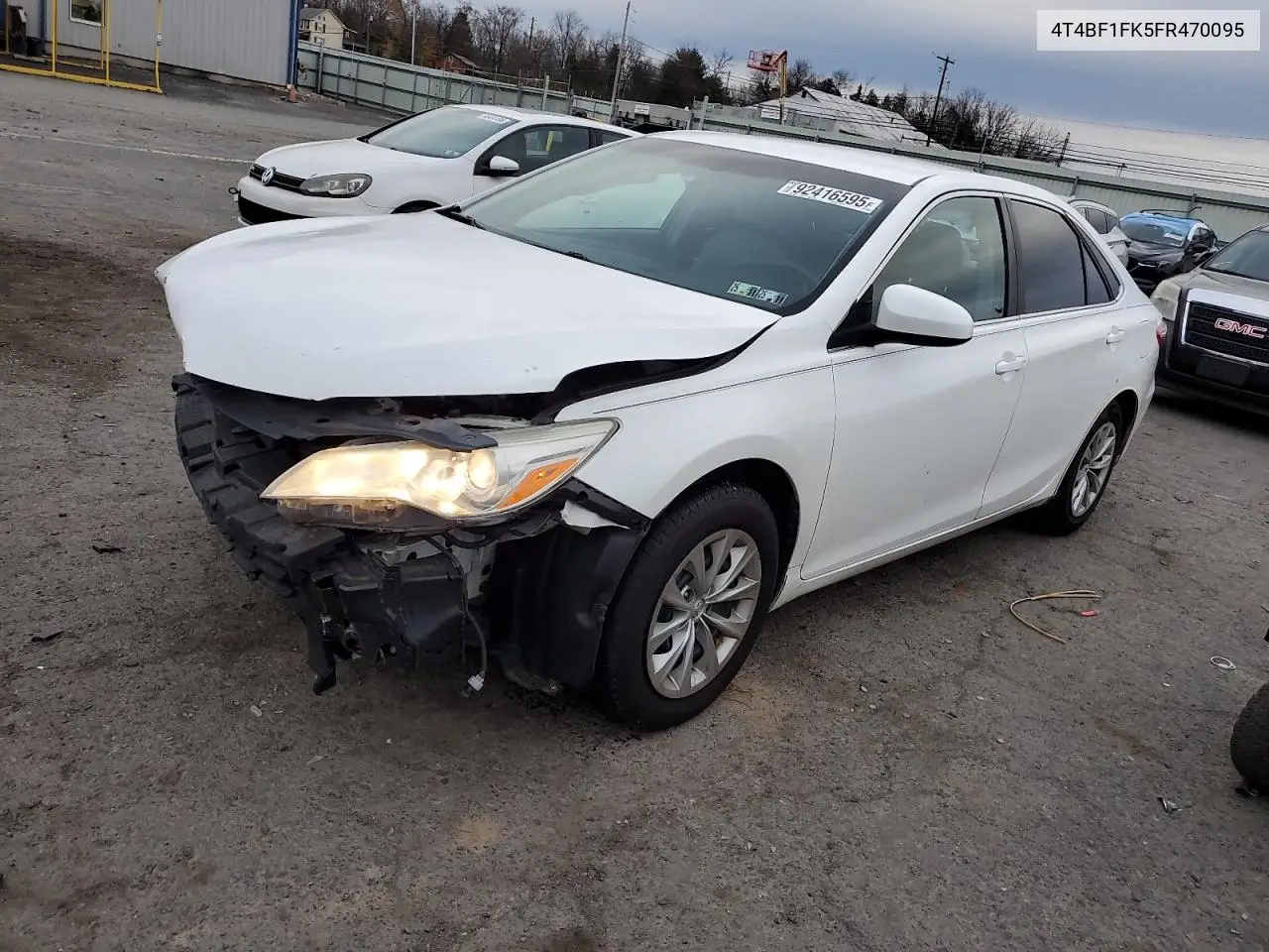 4T4BF1FK5FR470095 2015 Toyota Camry Le