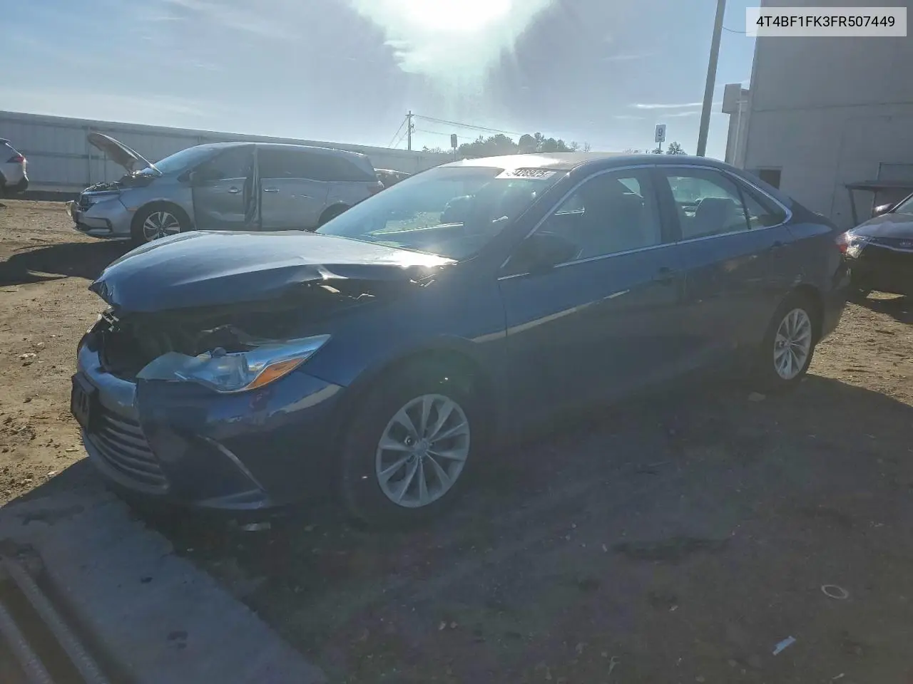 4T4BF1FK3FR507449 2015 Toyota Camry Le