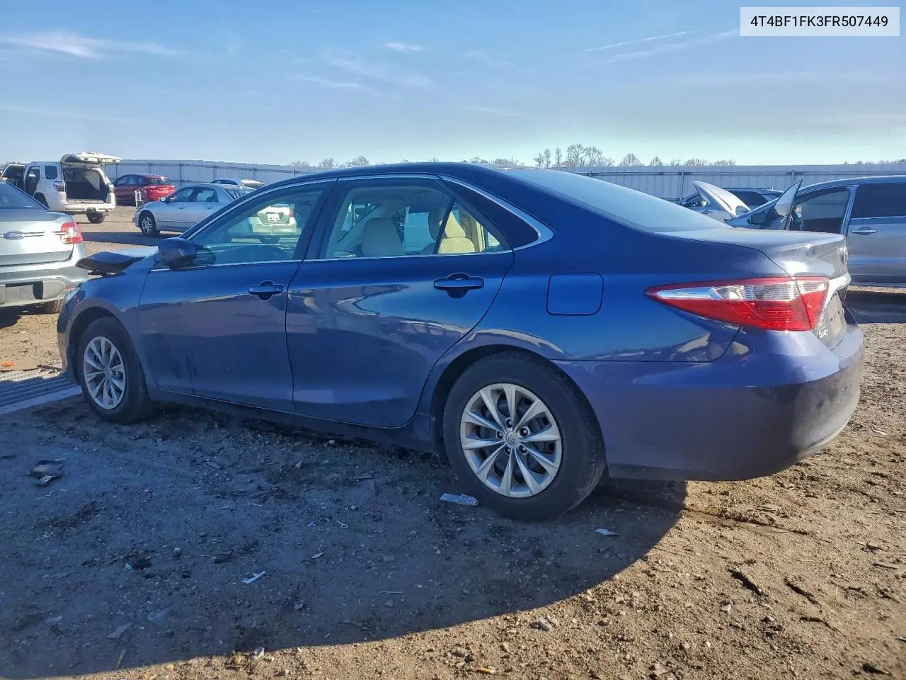 4T4BF1FK3FR507449 2015 Toyota Camry Le