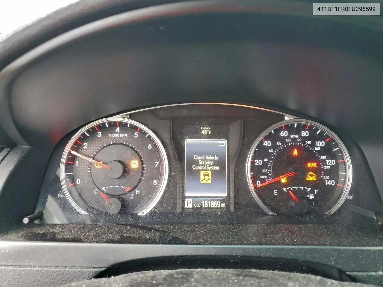 4T1BF1FK0FU096599 2015 Toyota Camry Le