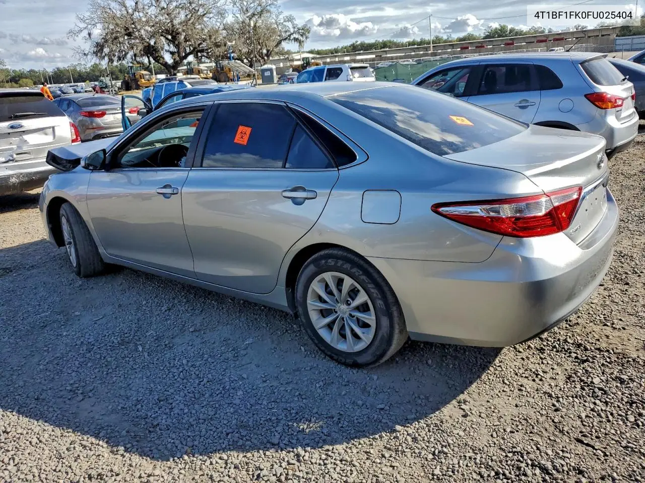 4T1BF1FK0FU025404 2015 Toyota Camry Le