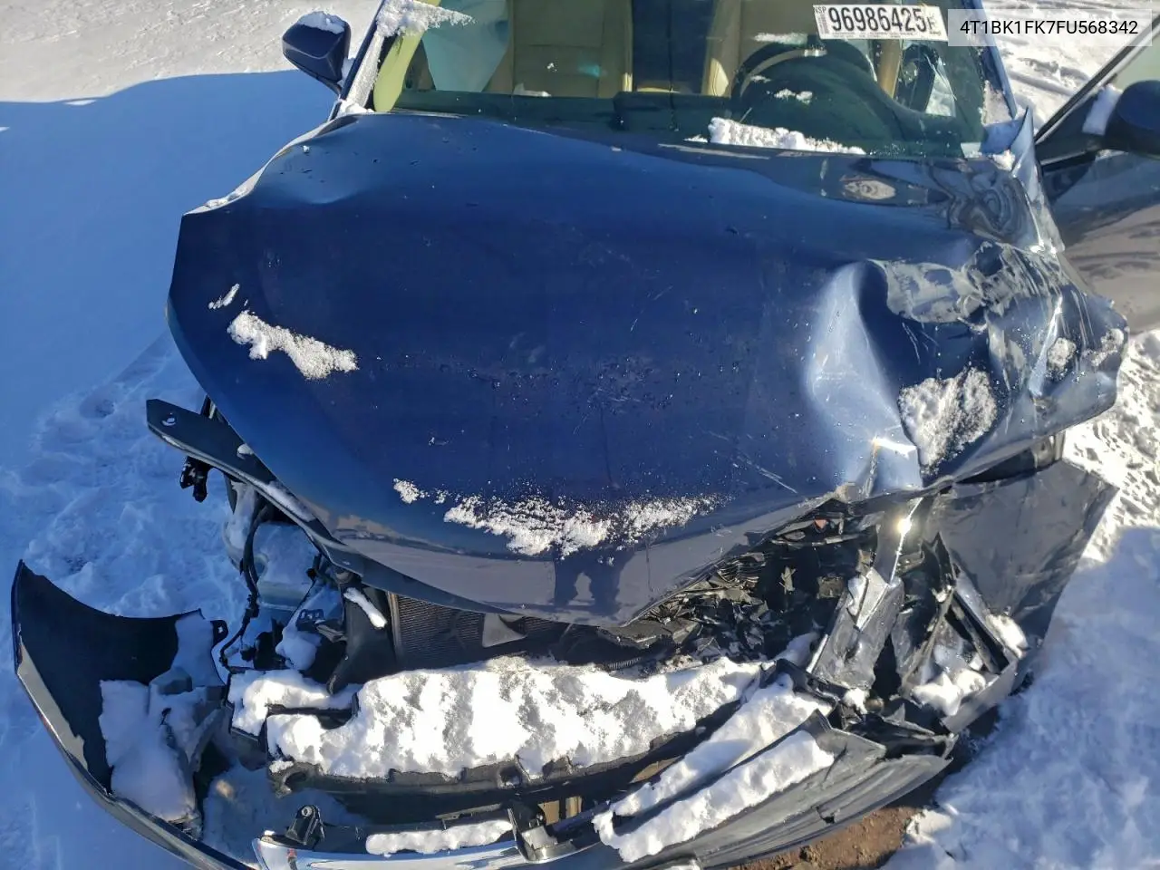4T1BK1FK7FU568342 2015 Toyota Camry Xse