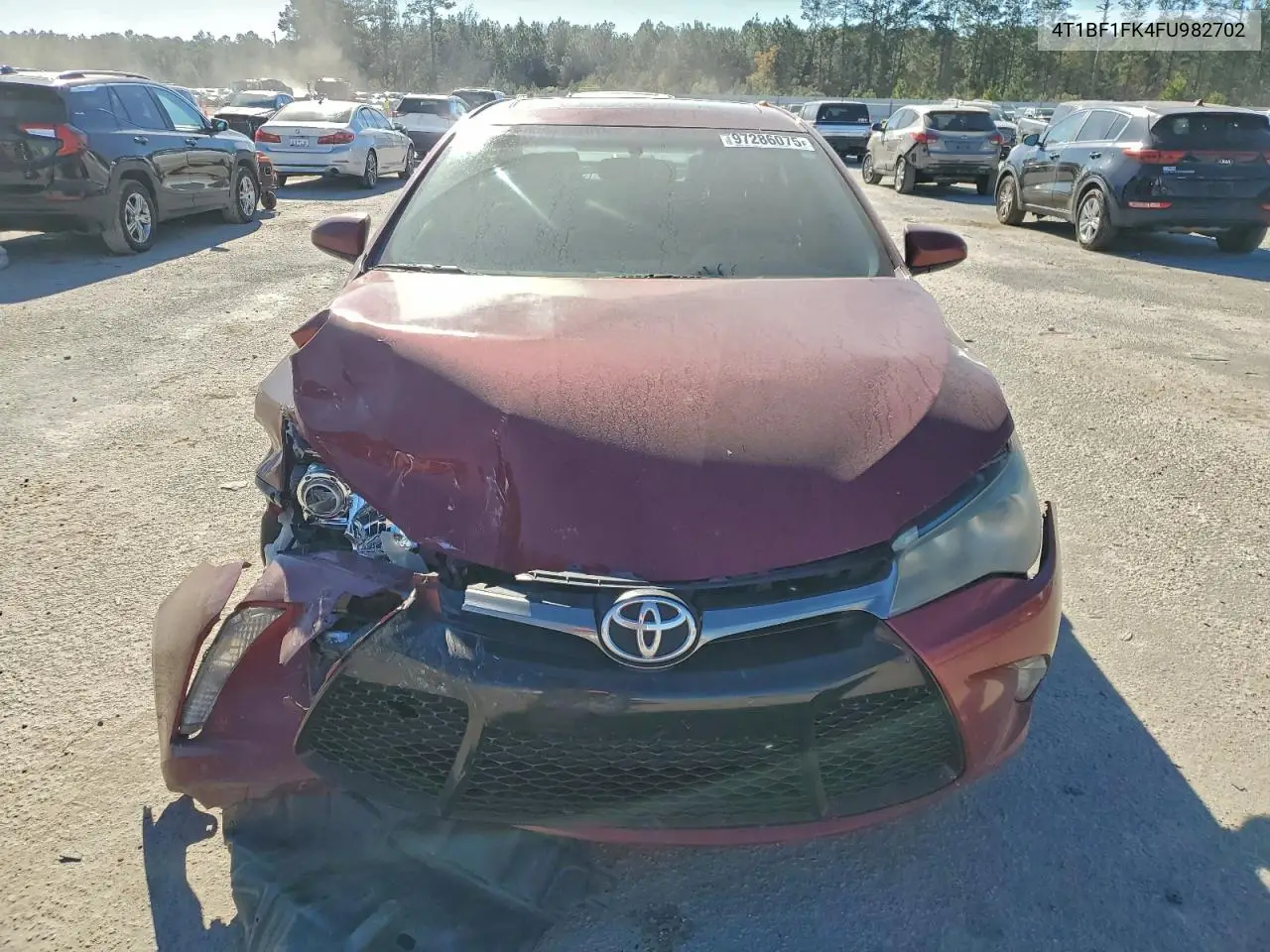 4T1BF1FK4FU982702 2015 Toyota Camry Le