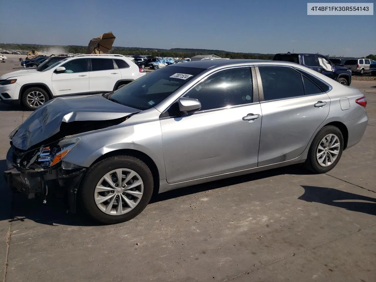 4T4BF1FK3GR554143 2016 Toyota Camry Le