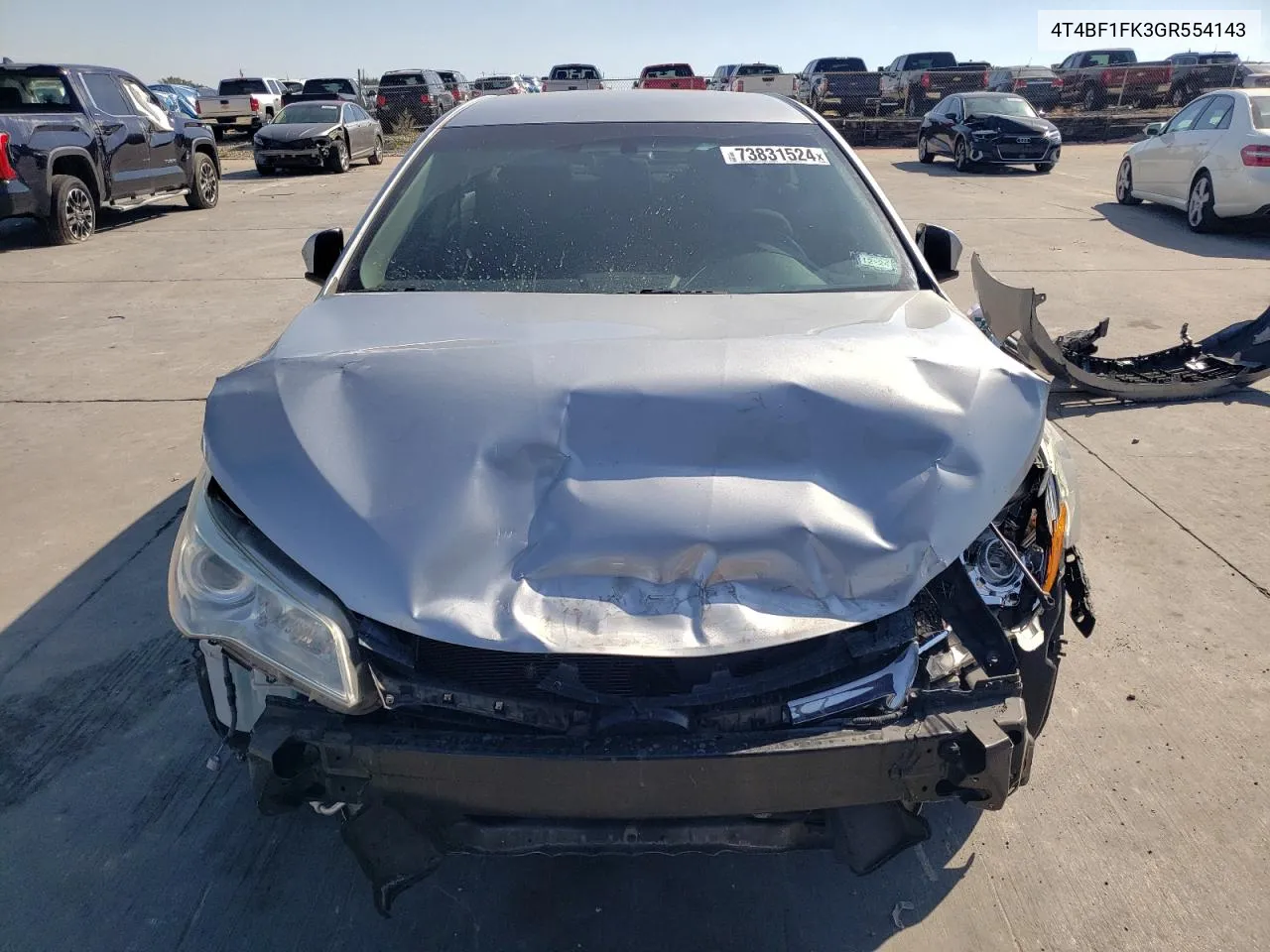 4T4BF1FK3GR554143 2016 Toyota Camry Le