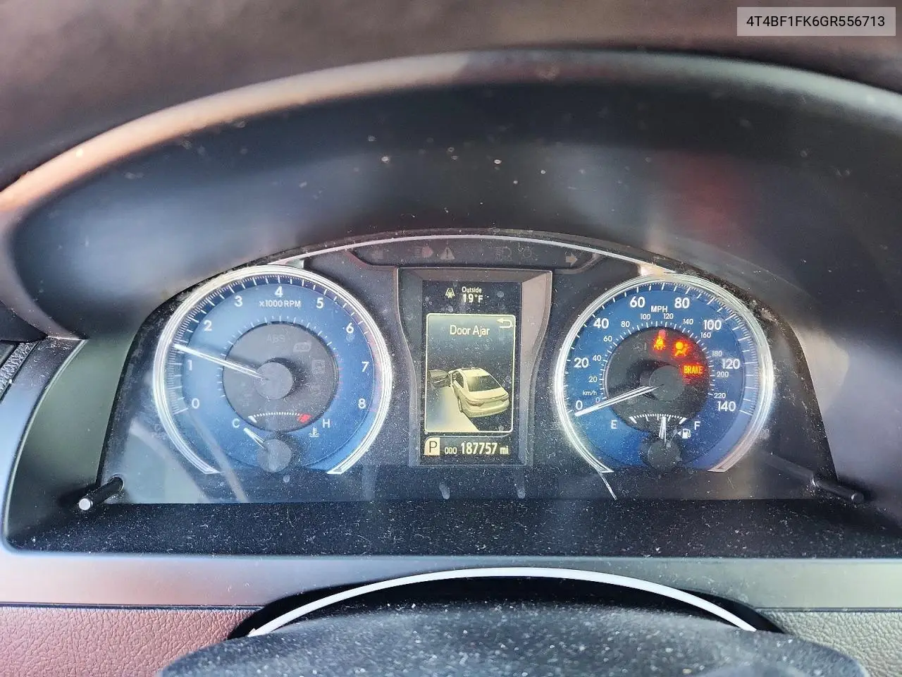 4T4BF1FK6GR556713 2016 Toyota Camry Le