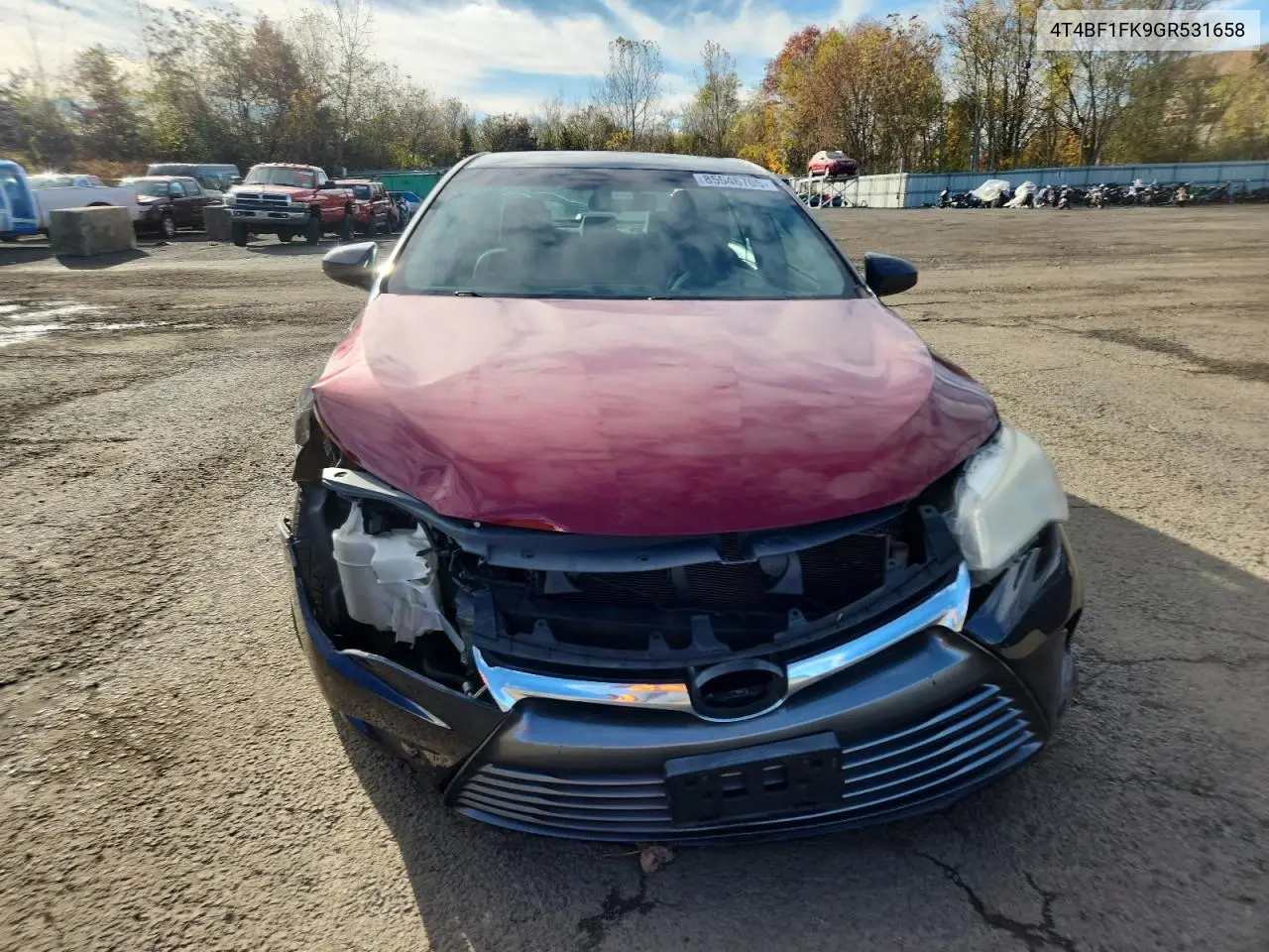 4T4BF1FK9GR531658 2016 Toyota Camry Le