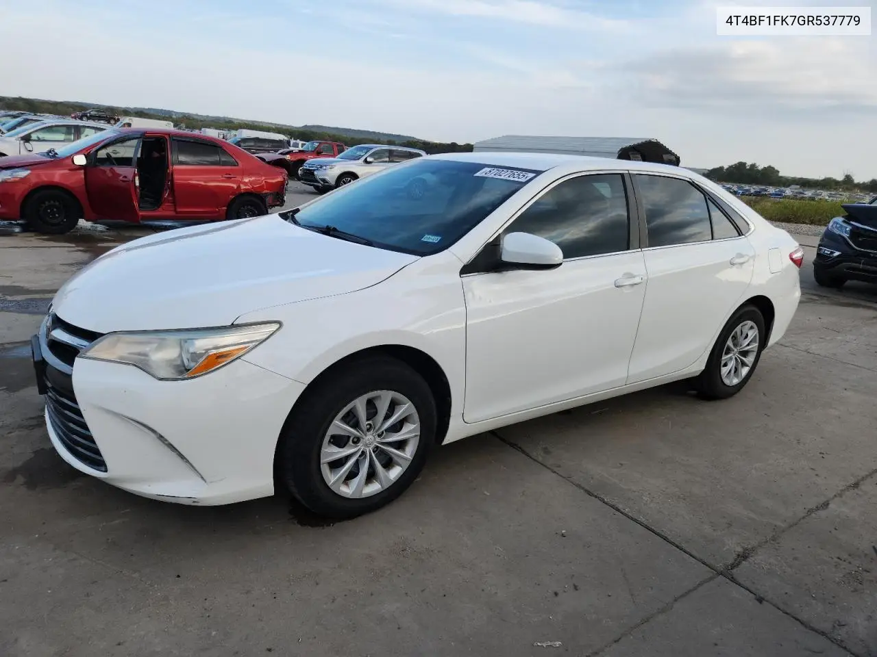 4T4BF1FK7GR537779 2016 Toyota Camry Le