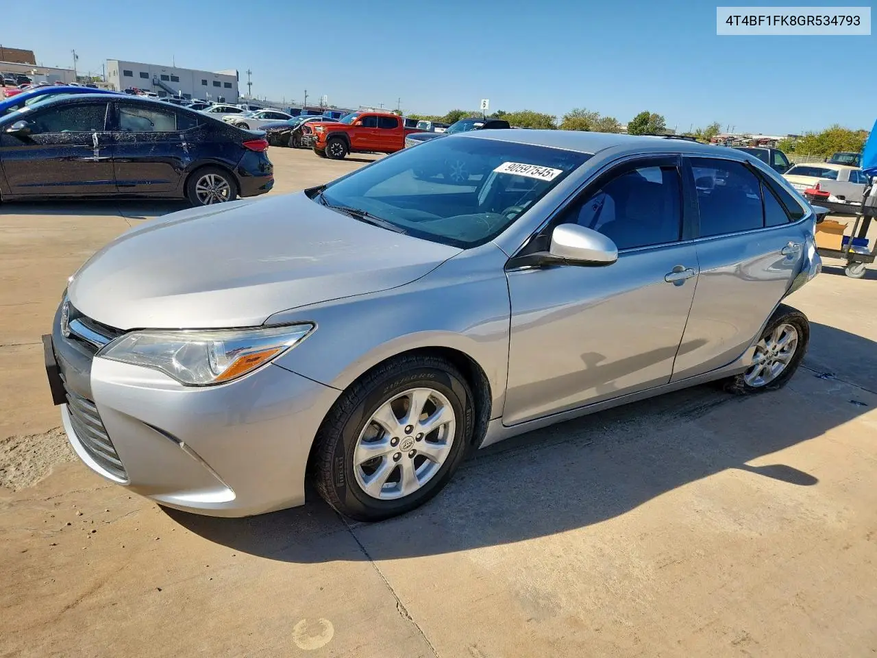 4T4BF1FK8GR534793 2016 Toyota Camry Le