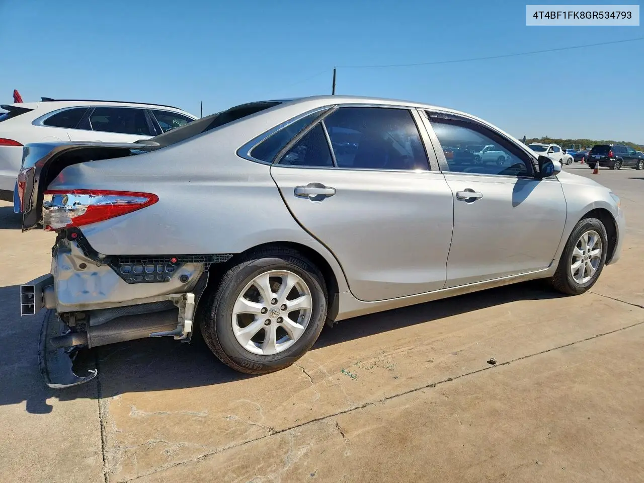 4T4BF1FK8GR534793 2016 Toyota Camry Le