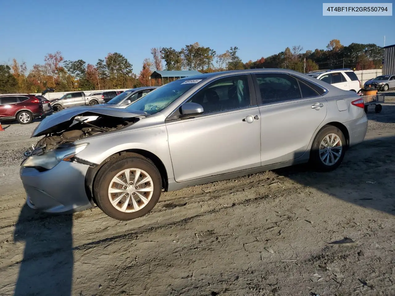 4T4BF1FK2GR550794 2016 Toyota Camry Le