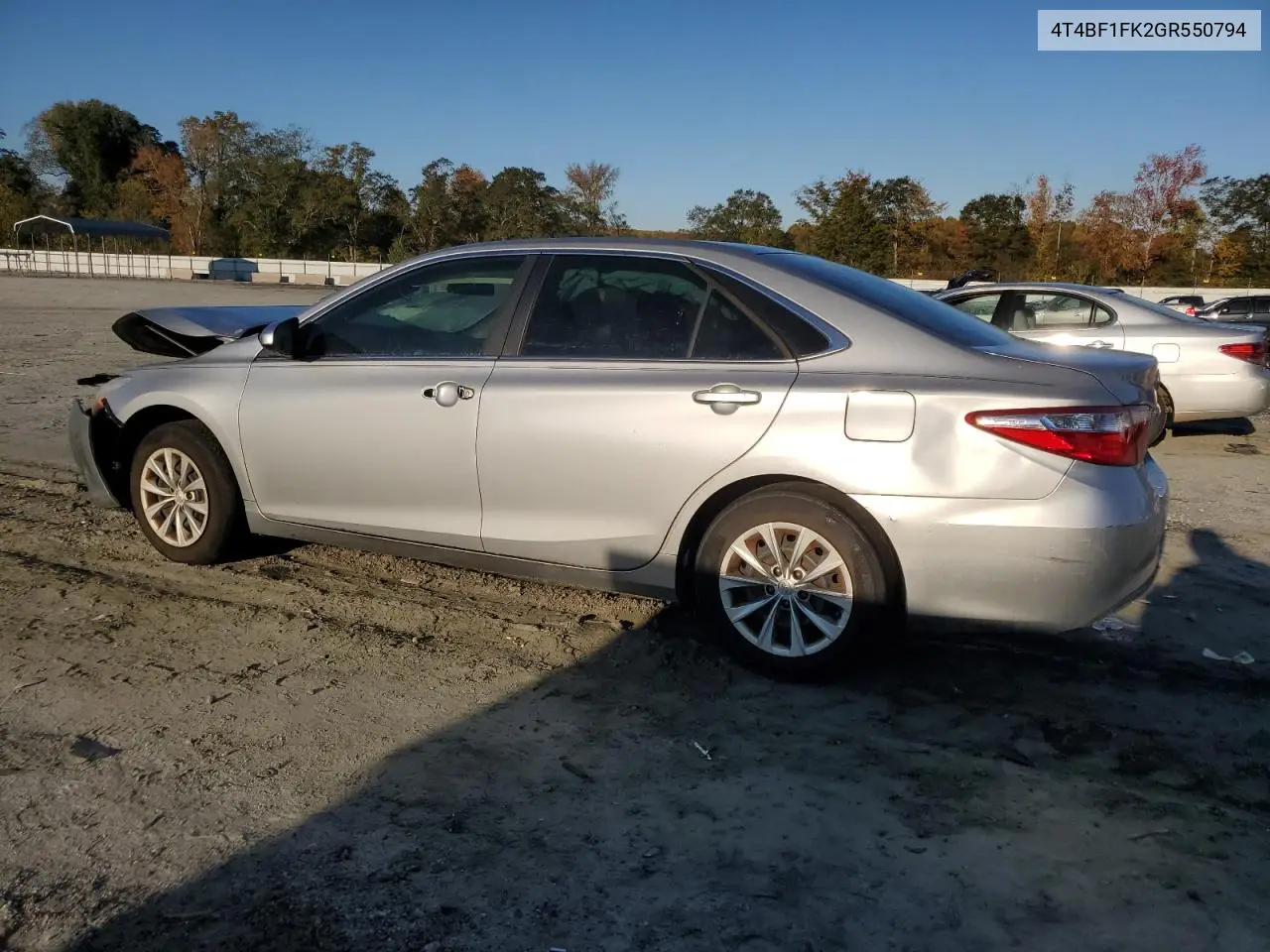 4T4BF1FK2GR550794 2016 Toyota Camry Le