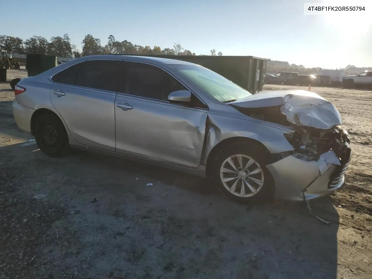 4T4BF1FK2GR550794 2016 Toyota Camry Le