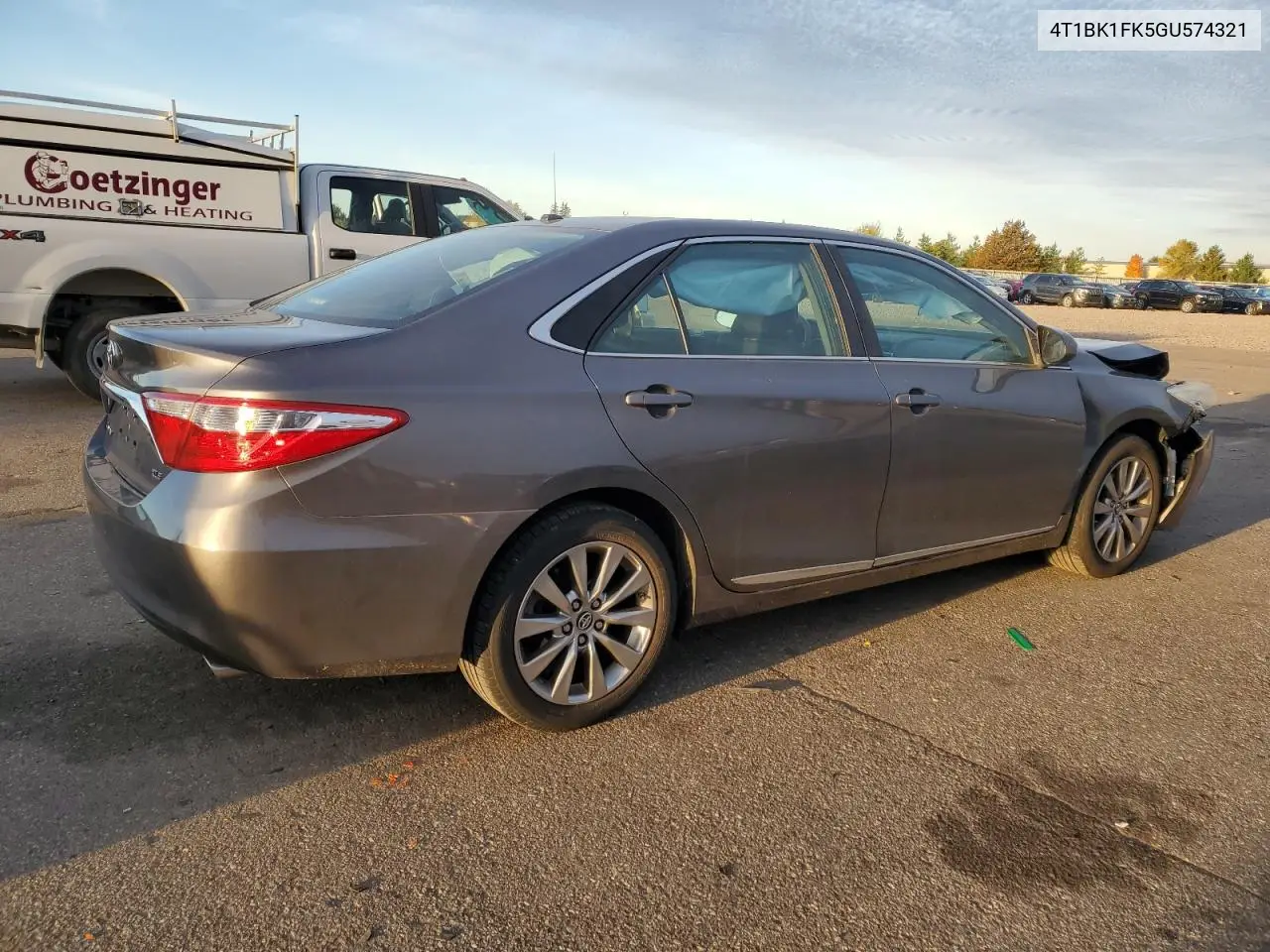 4T1BK1FK5GU574321 2016 Toyota Camry Xse