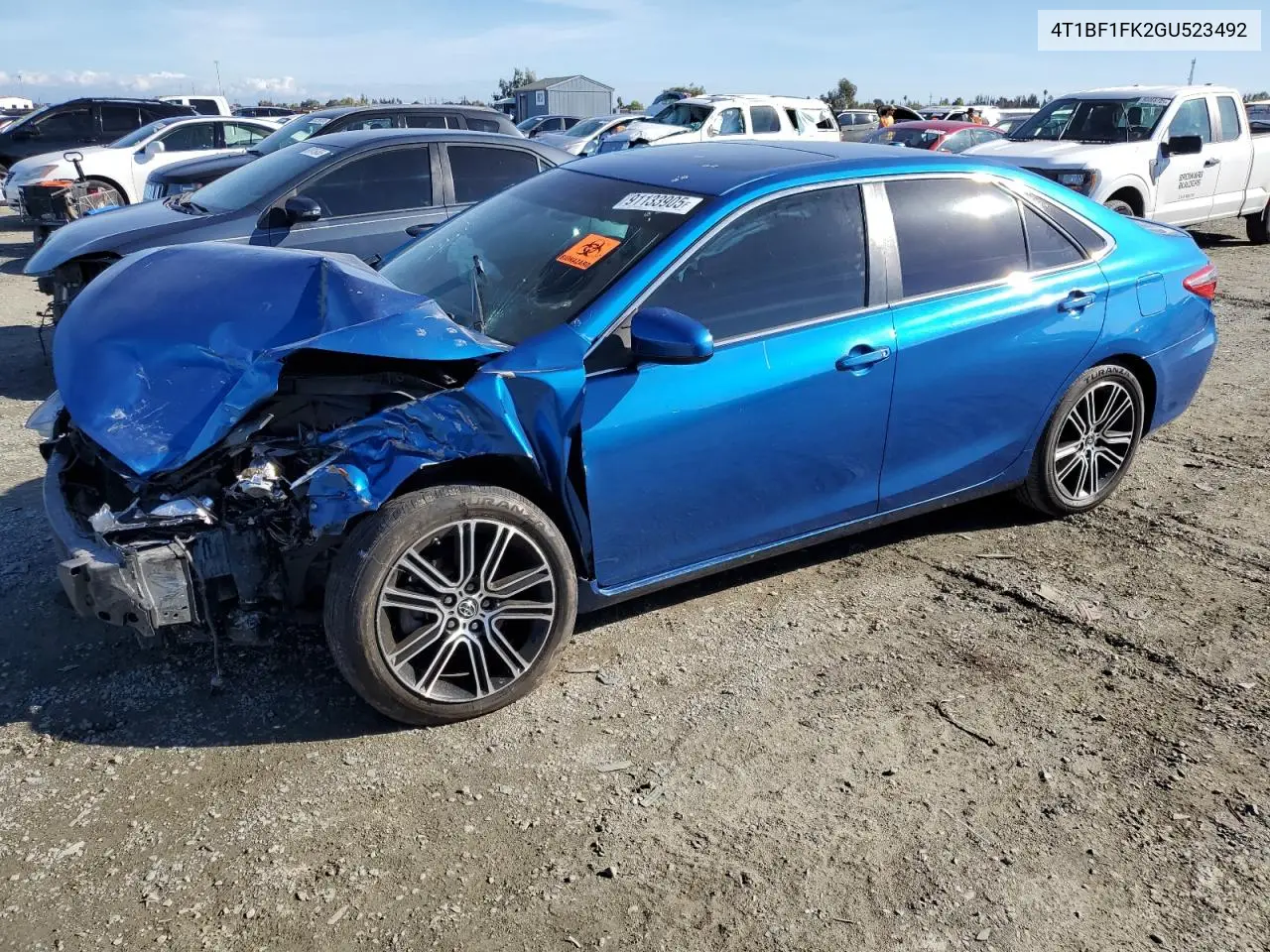 4T1BF1FK2GU523492 2016 Toyota Camry Le