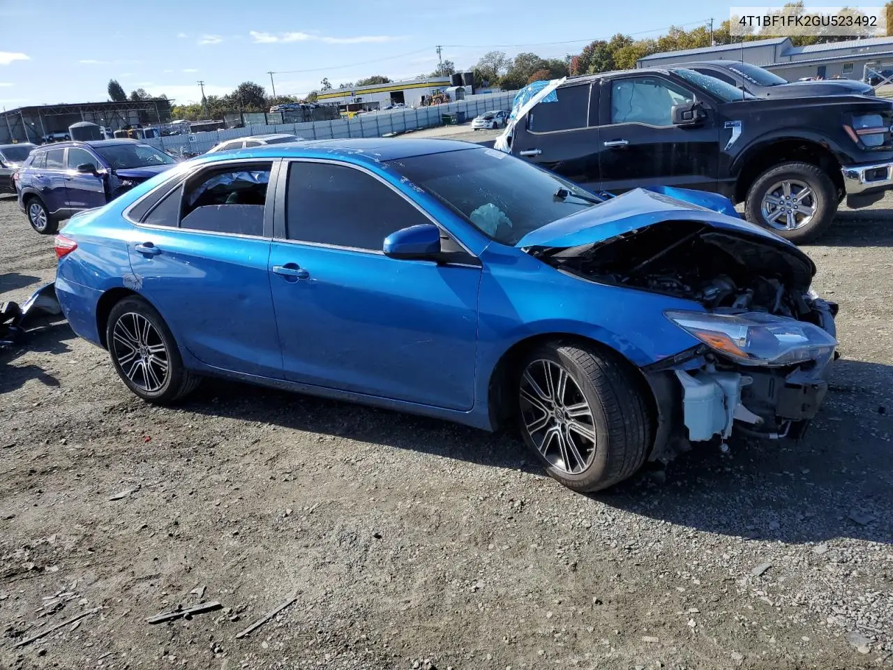 4T1BF1FK2GU523492 2016 Toyota Camry Le