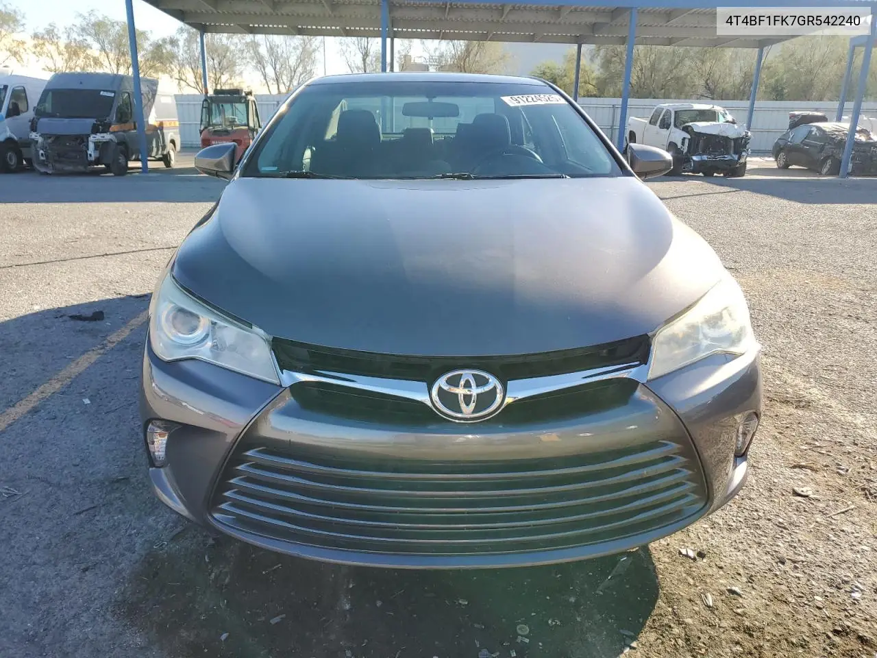4T4BF1FK7GR542240 2016 Toyota Camry Le