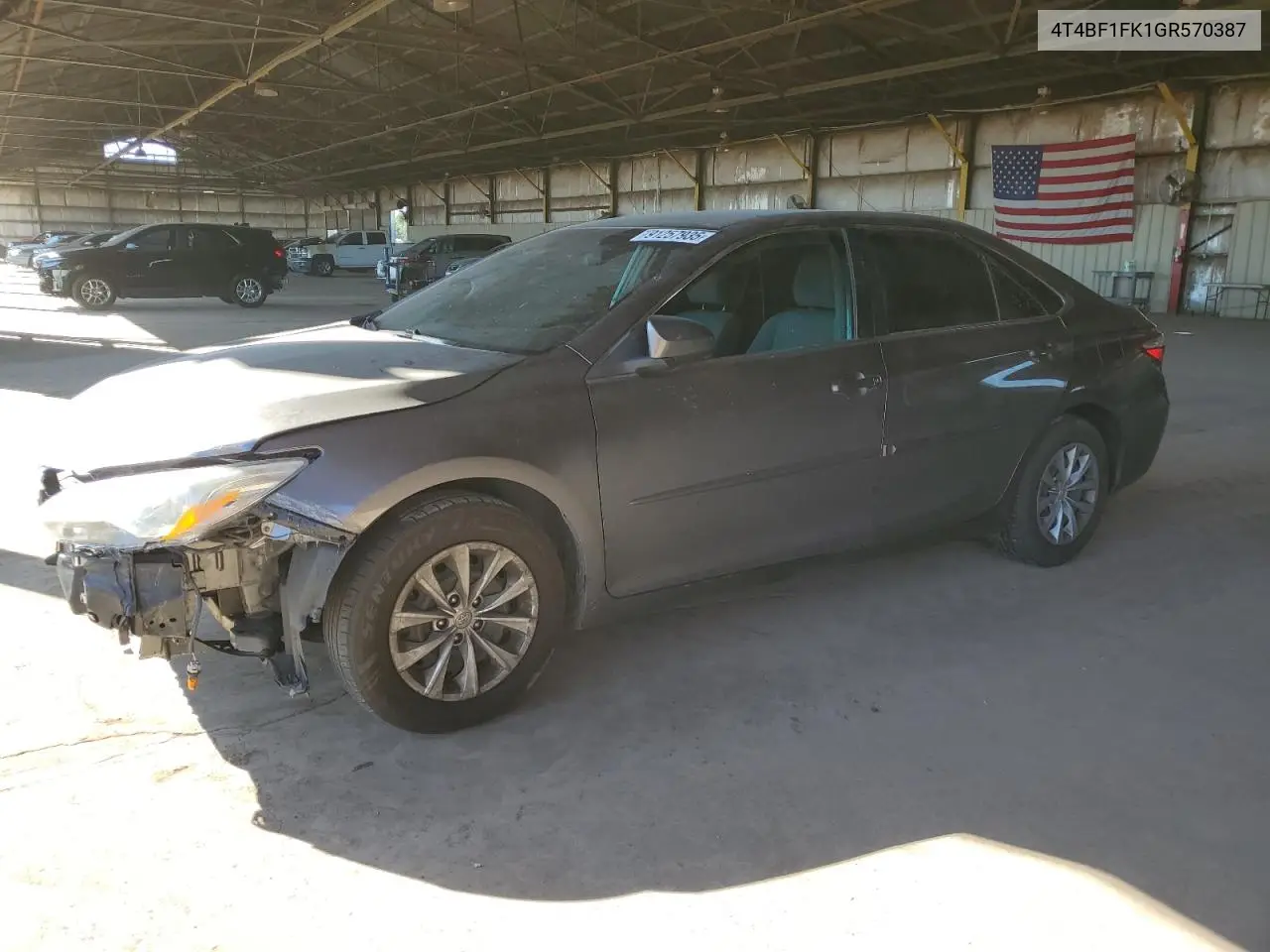 4T4BF1FK1GR570387 2016 Toyota Camry Le