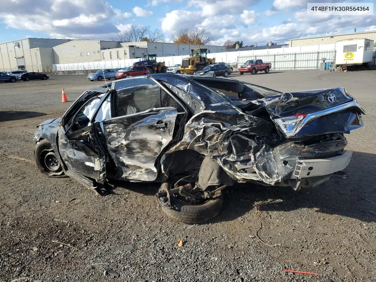 4T4BF1FK3GR564364 2016 Toyota Camry Le