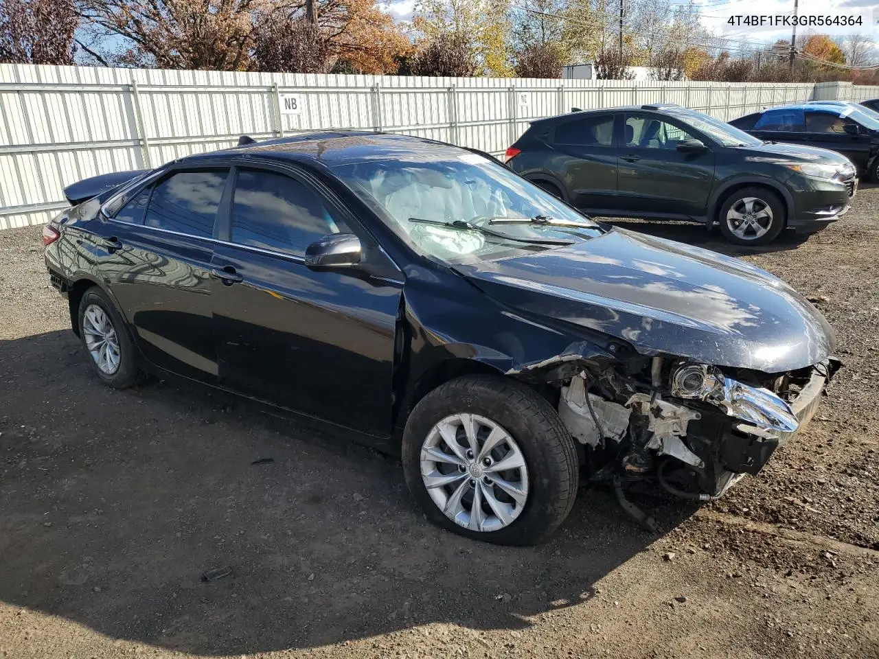 4T4BF1FK3GR564364 2016 Toyota Camry Le