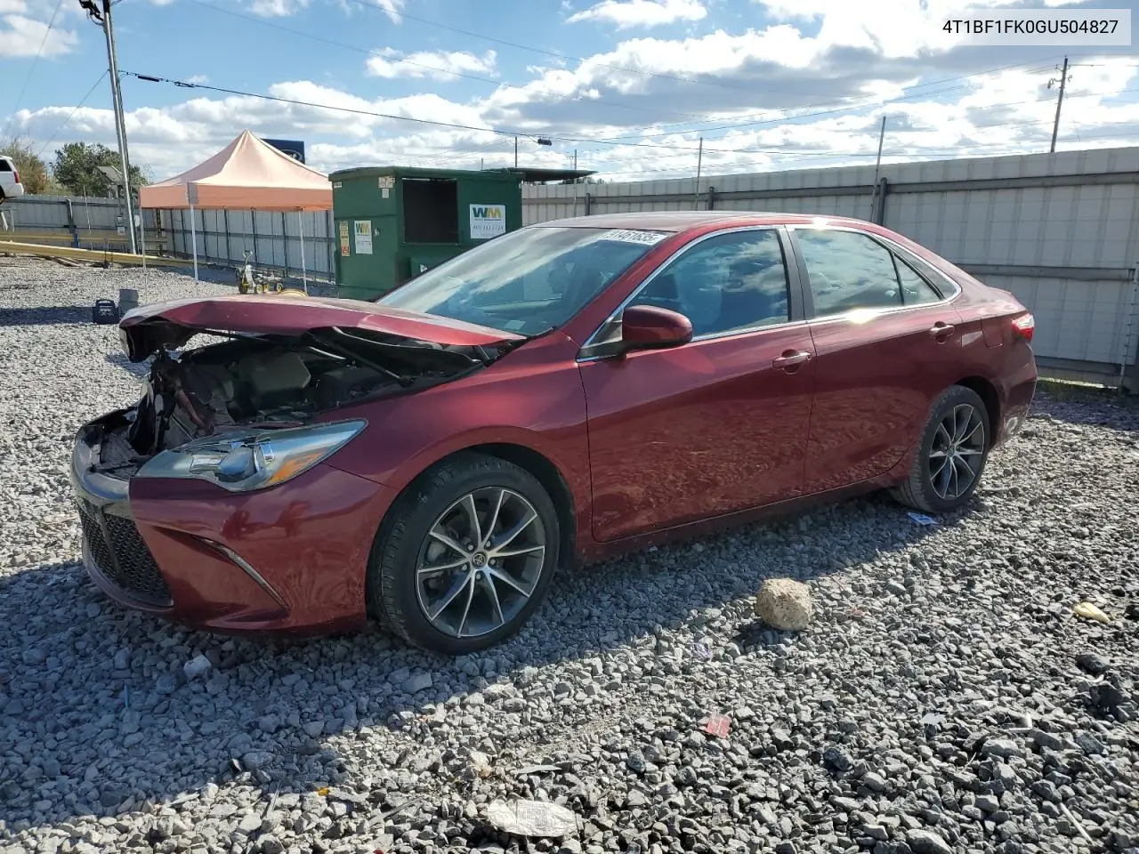 4T1BF1FK0GU504827 2016 Toyota Camry Le