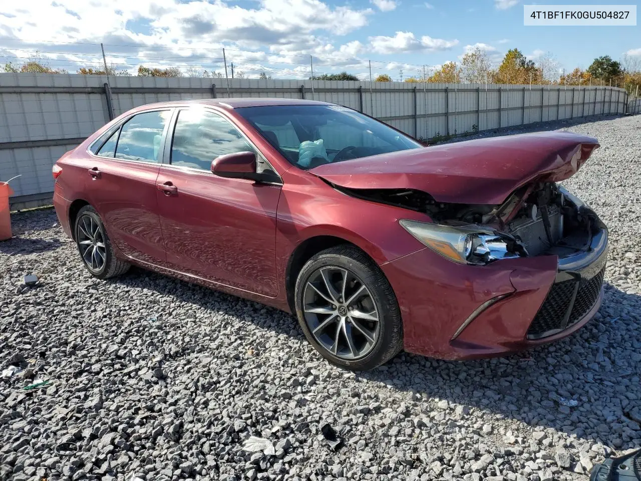 4T1BF1FK0GU504827 2016 Toyota Camry Le