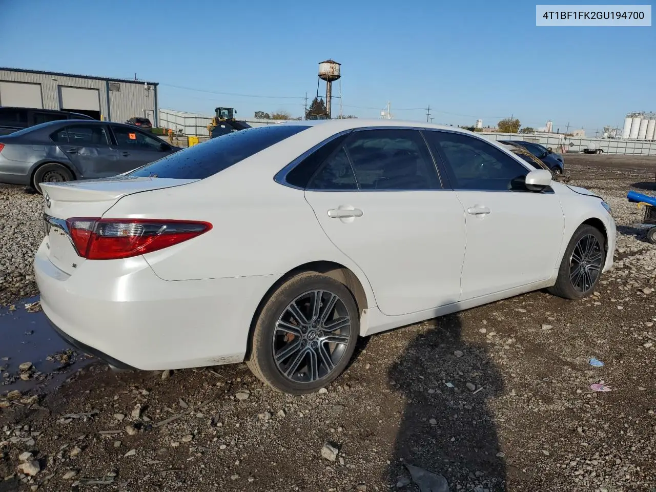 4T1BF1FK2GU194700 2016 Toyota Camry Le