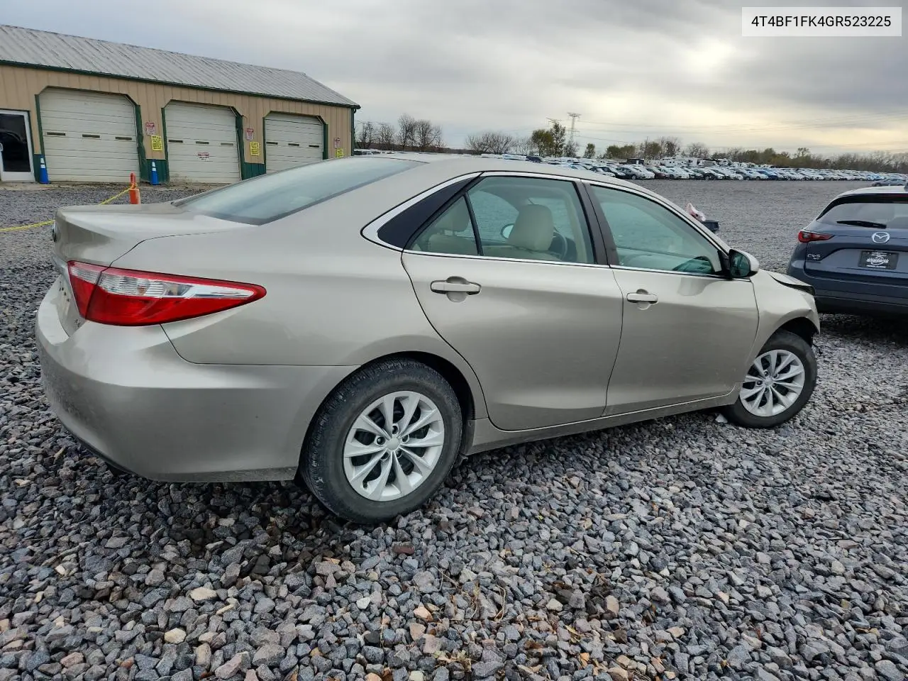 4T4BF1FK4GR523225 2016 Toyota Camry Le