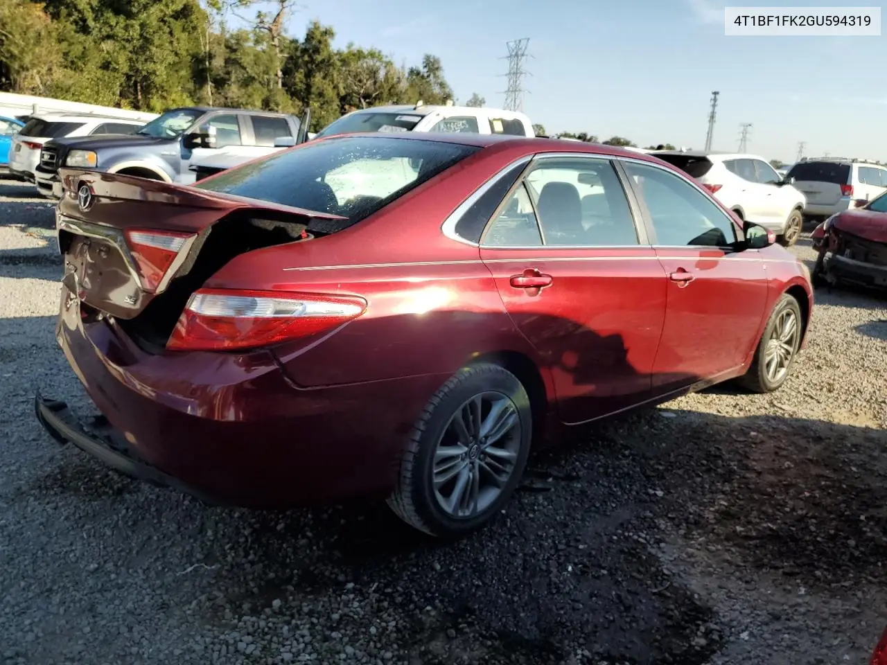 4T1BF1FK2GU594319 2016 Toyota Camry Le