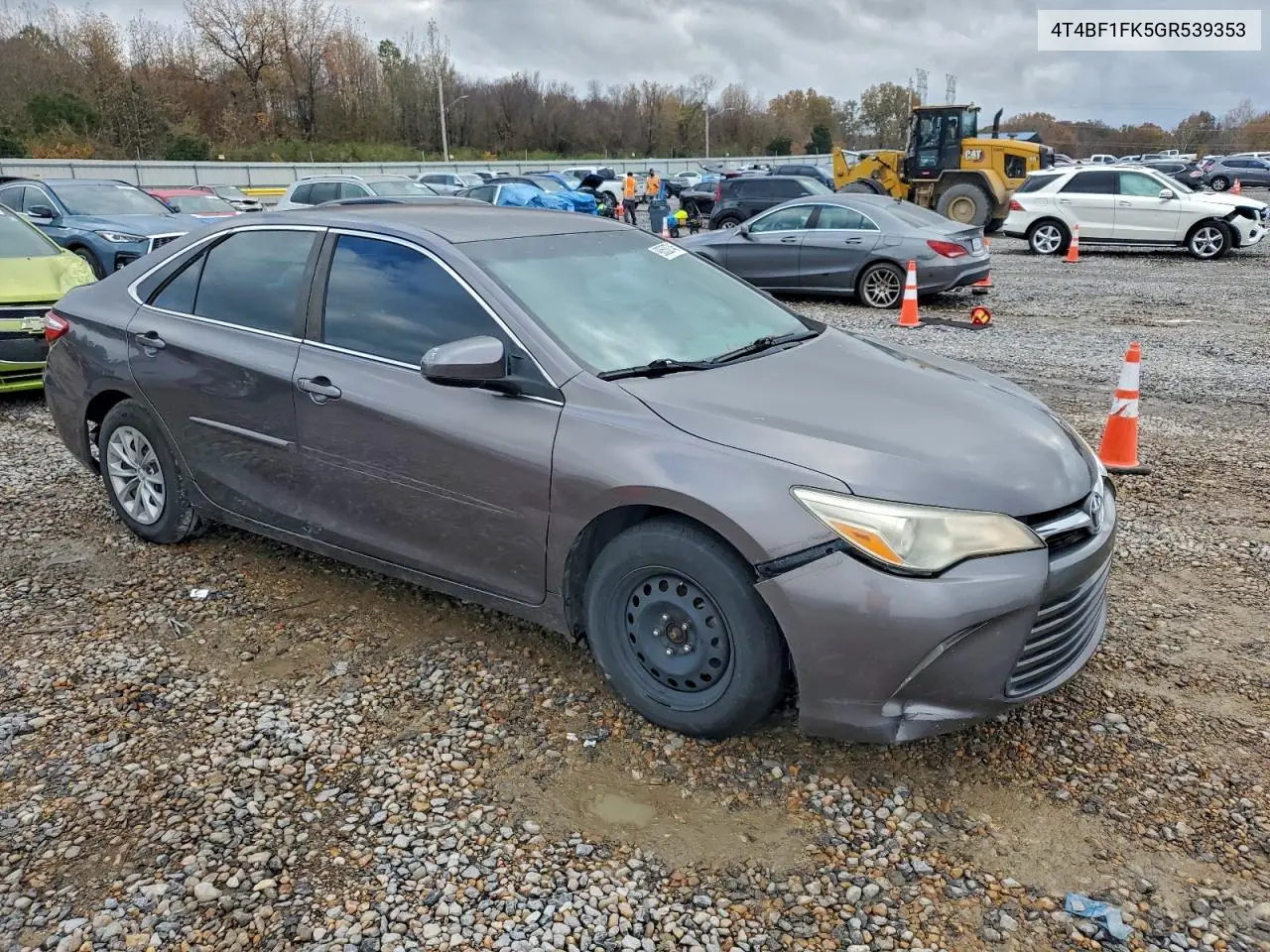 4T4BF1FK5GR539353 2016 Toyota Camry Le