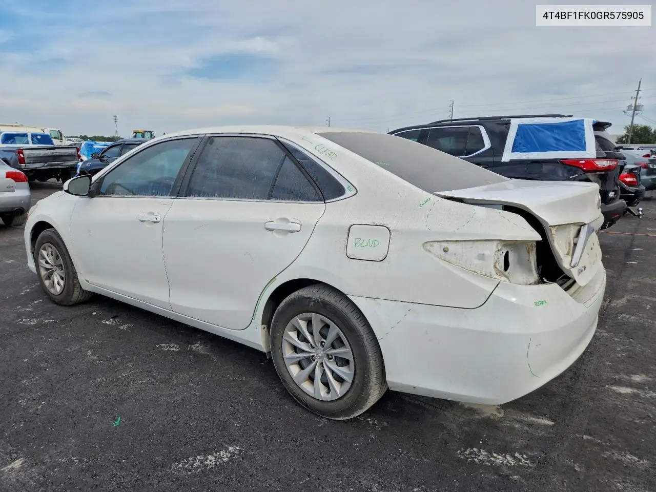 4T4BF1FK0GR575905 2016 Toyota Camry Le