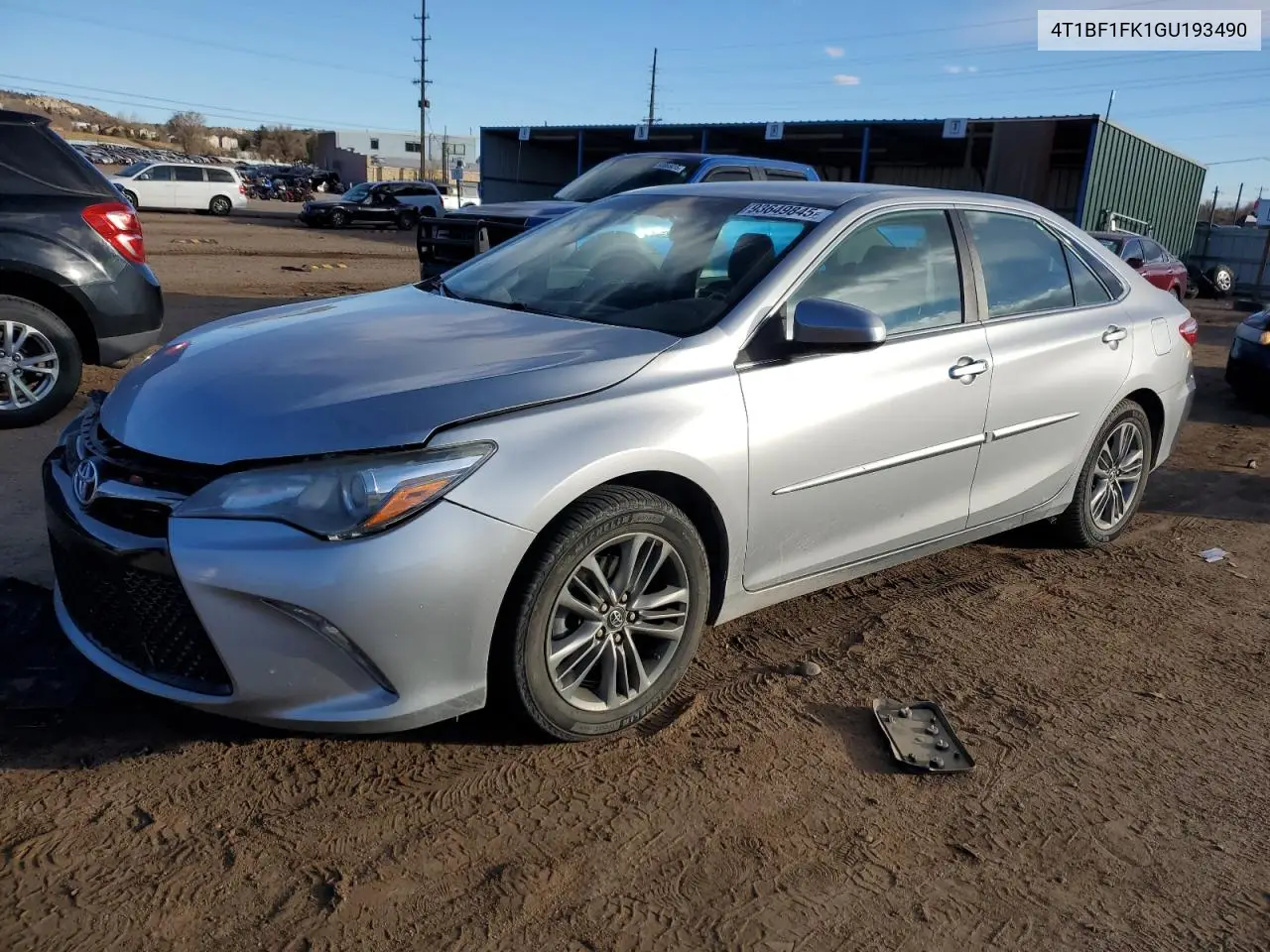 4T1BF1FK1GU193490 2016 Toyota Camry Le