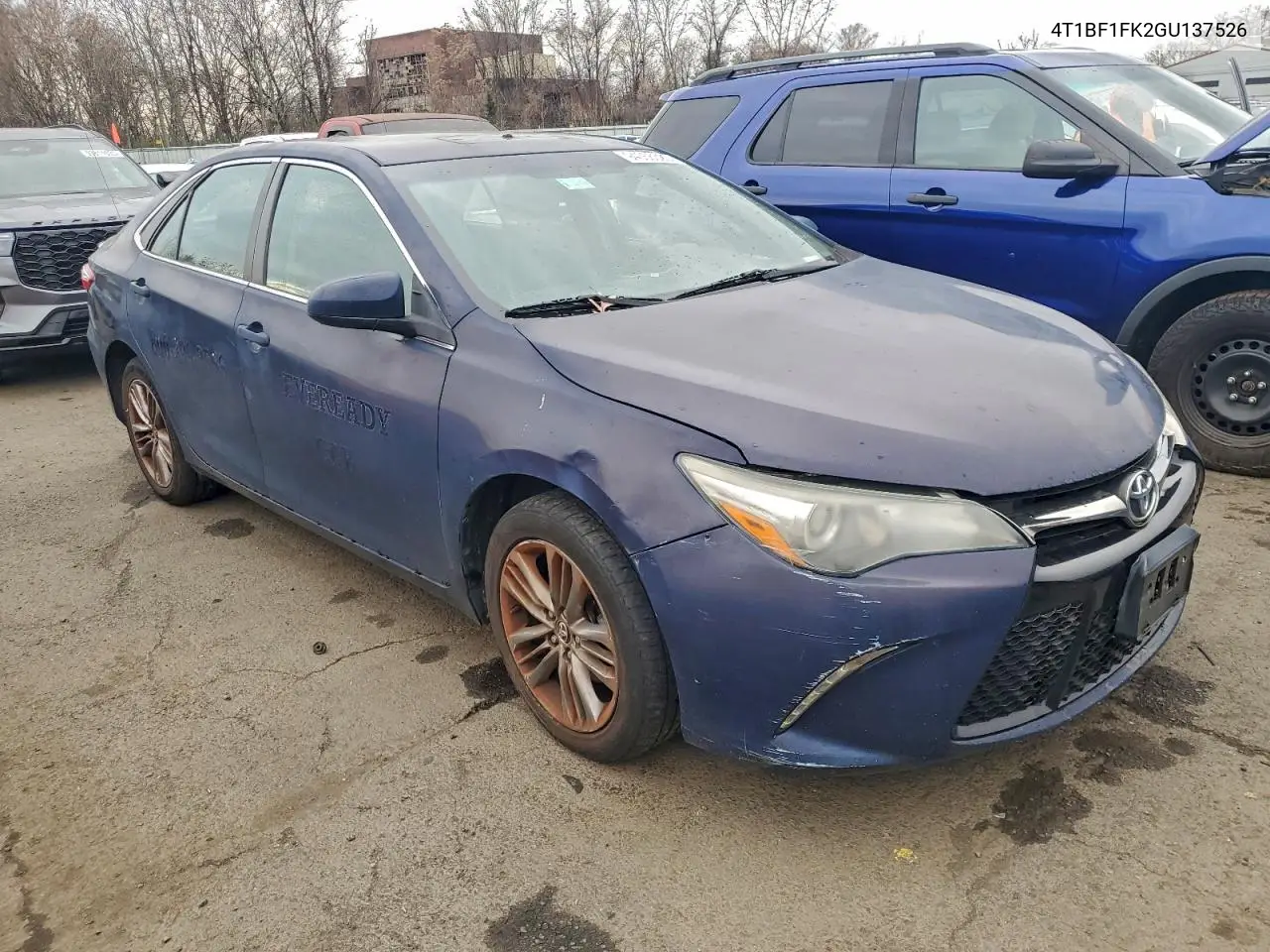 4T1BF1FK2GU137526 2016 Toyota Camry Le