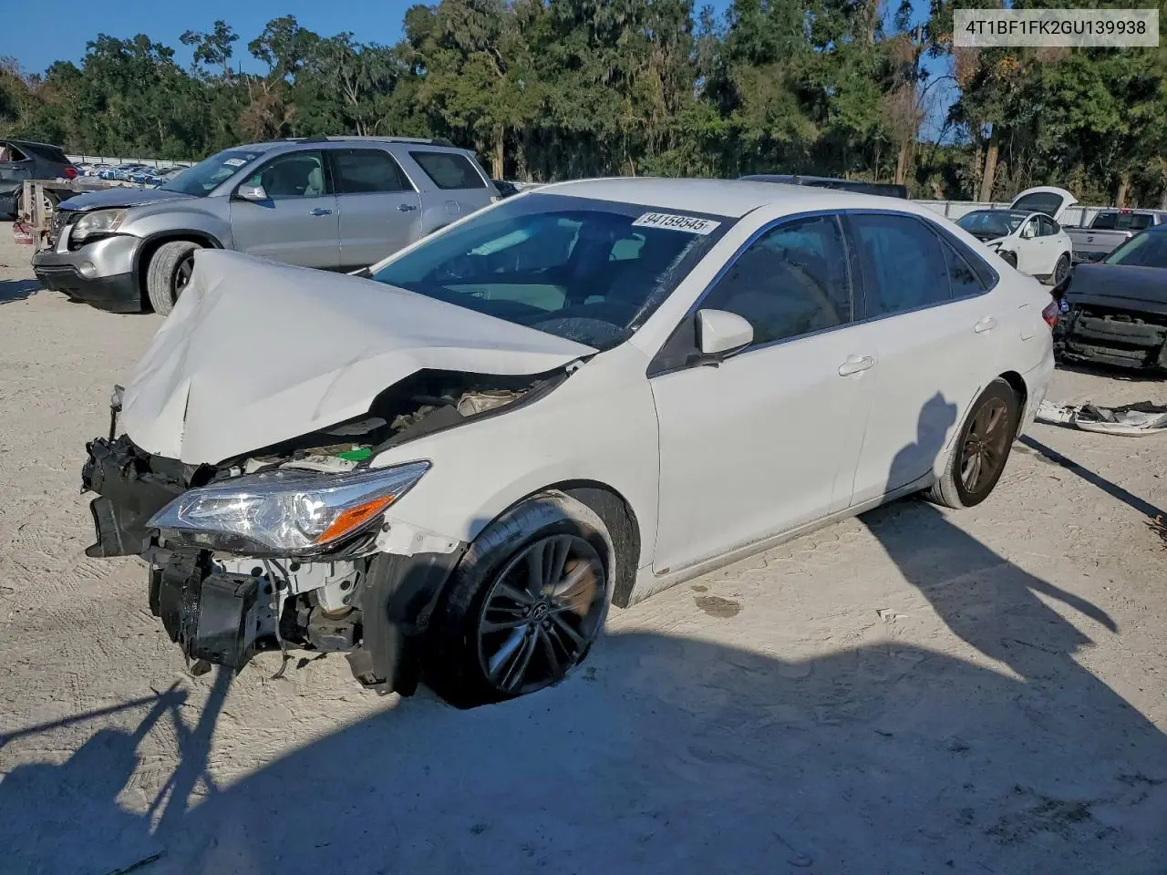 4T1BF1FK2GU139938 2016 Toyota Camry Le