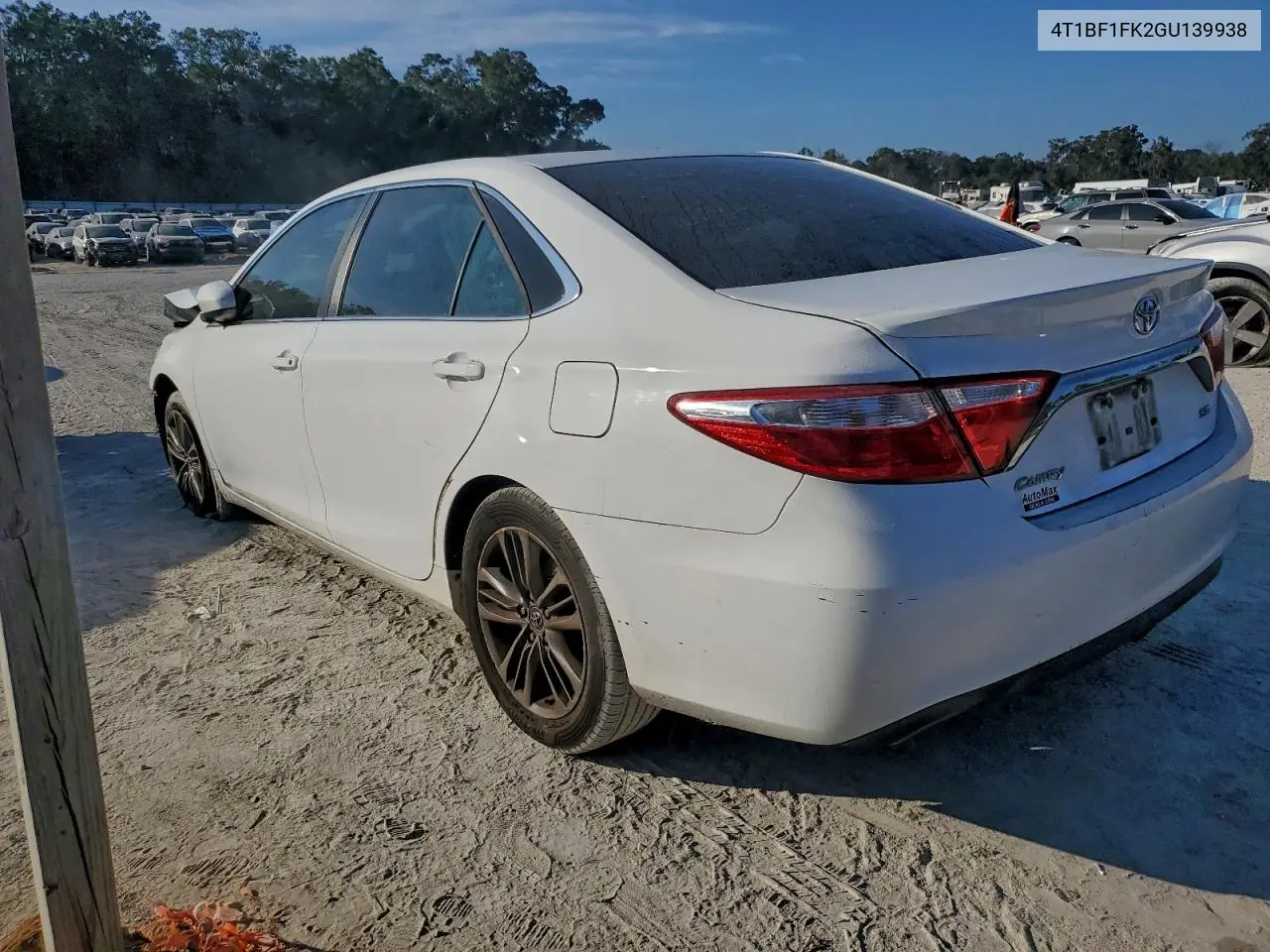 4T1BF1FK2GU139938 2016 Toyota Camry Le
