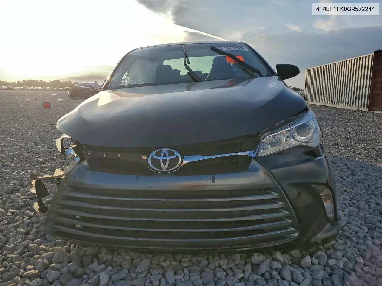 4T4BF1FK0GR572244 2016 Toyota Camry Le