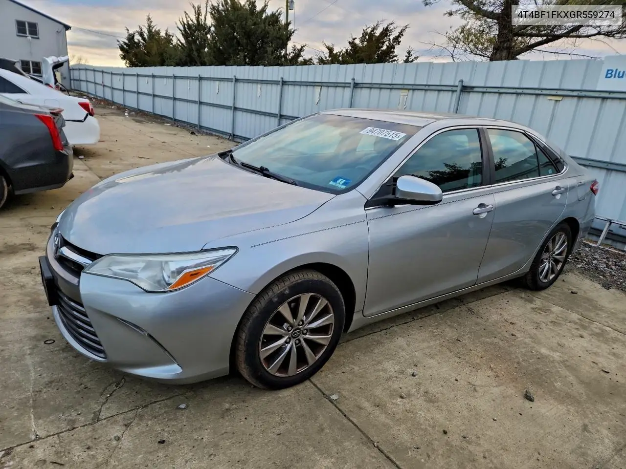 4T4BF1FKXGR559274 2016 Toyota Camry Le