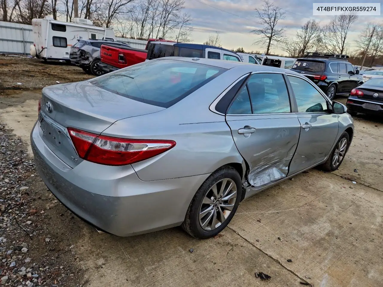 4T4BF1FKXGR559274 2016 Toyota Camry Le