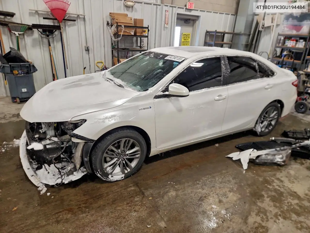 4T1BD1FK3GU194484 2016 Toyota Camry Hybrid