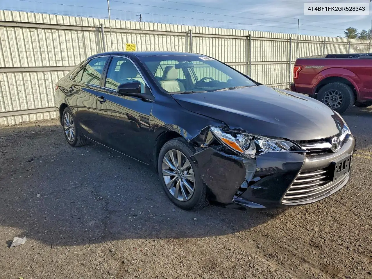 4T4BF1FK2GR528343 2016 Toyota Camry Le