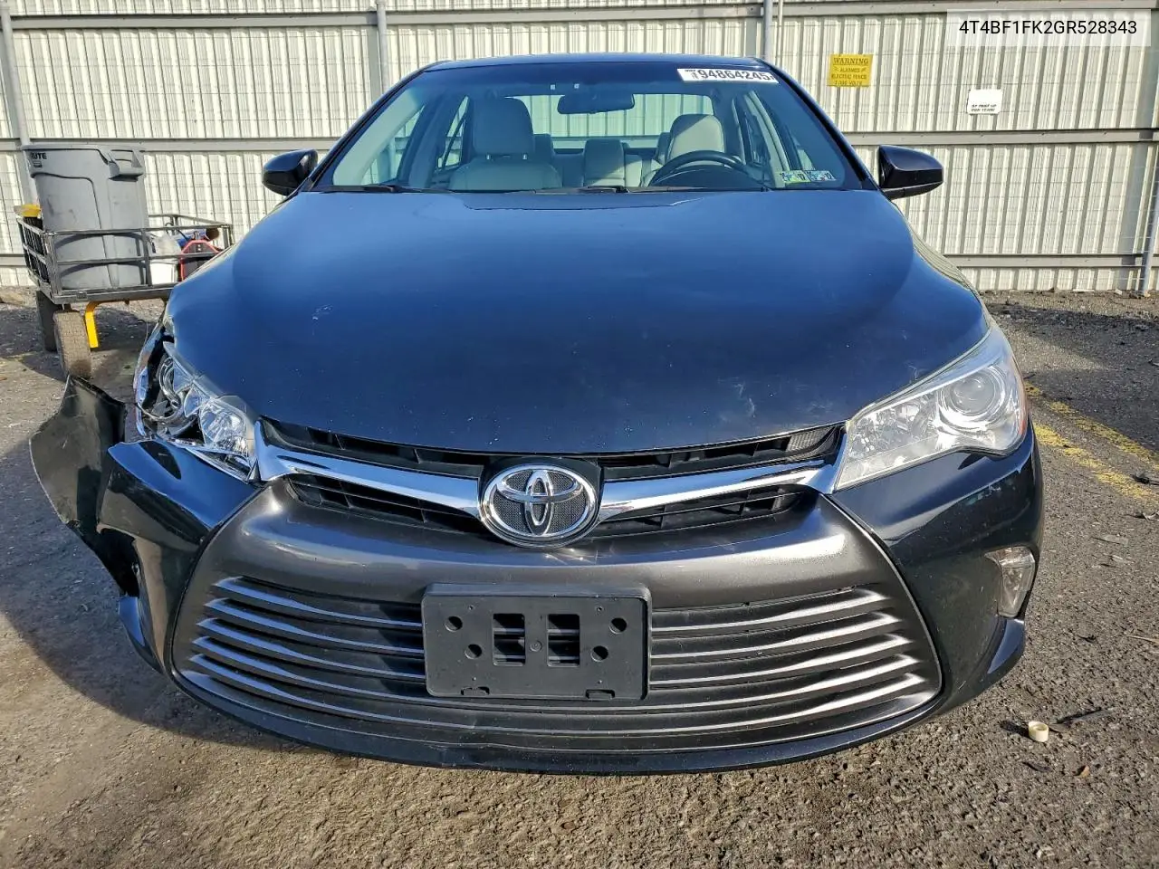 4T4BF1FK2GR528343 2016 Toyota Camry Le