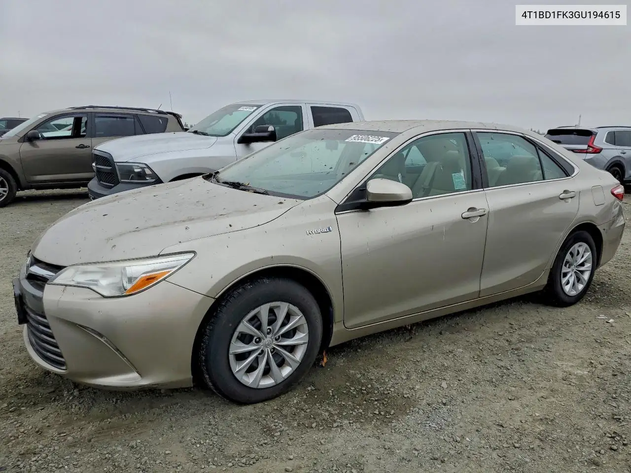 4T1BD1FK3GU194615 2016 Toyota Camry Hybrid