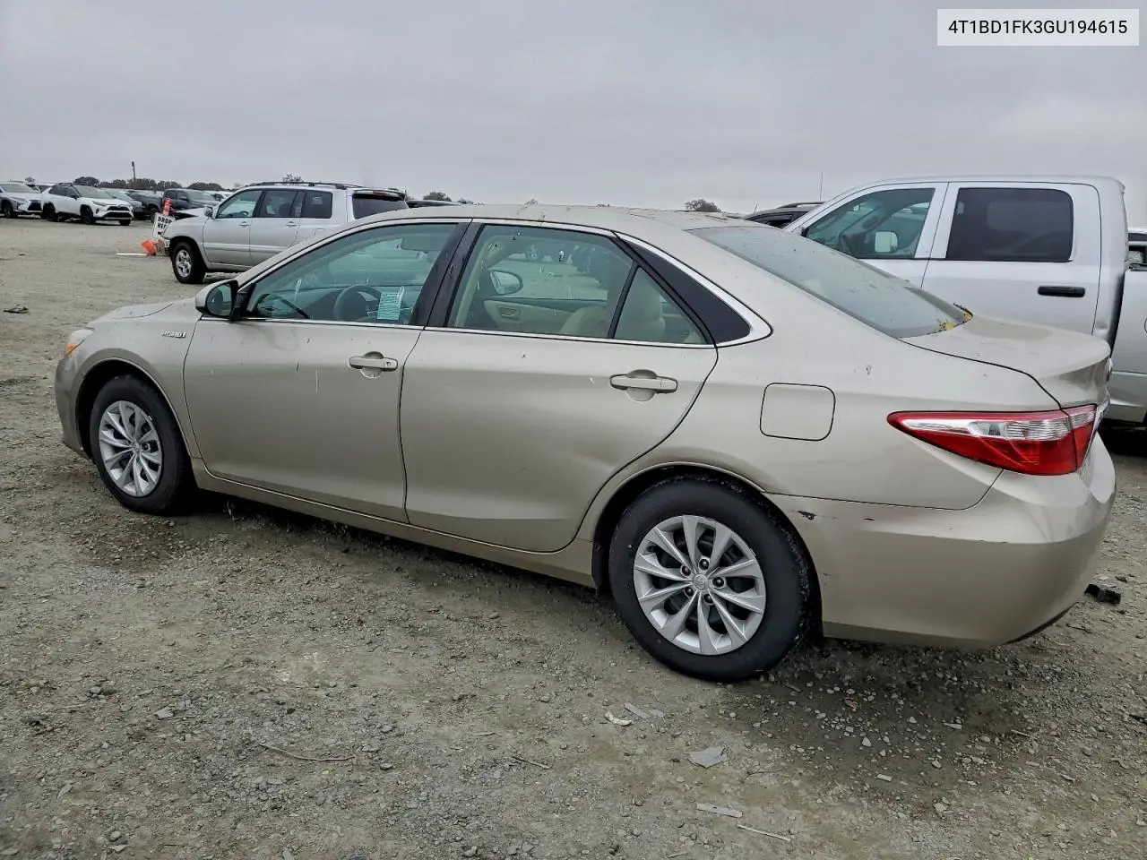 4T1BD1FK3GU194615 2016 Toyota Camry Hybrid