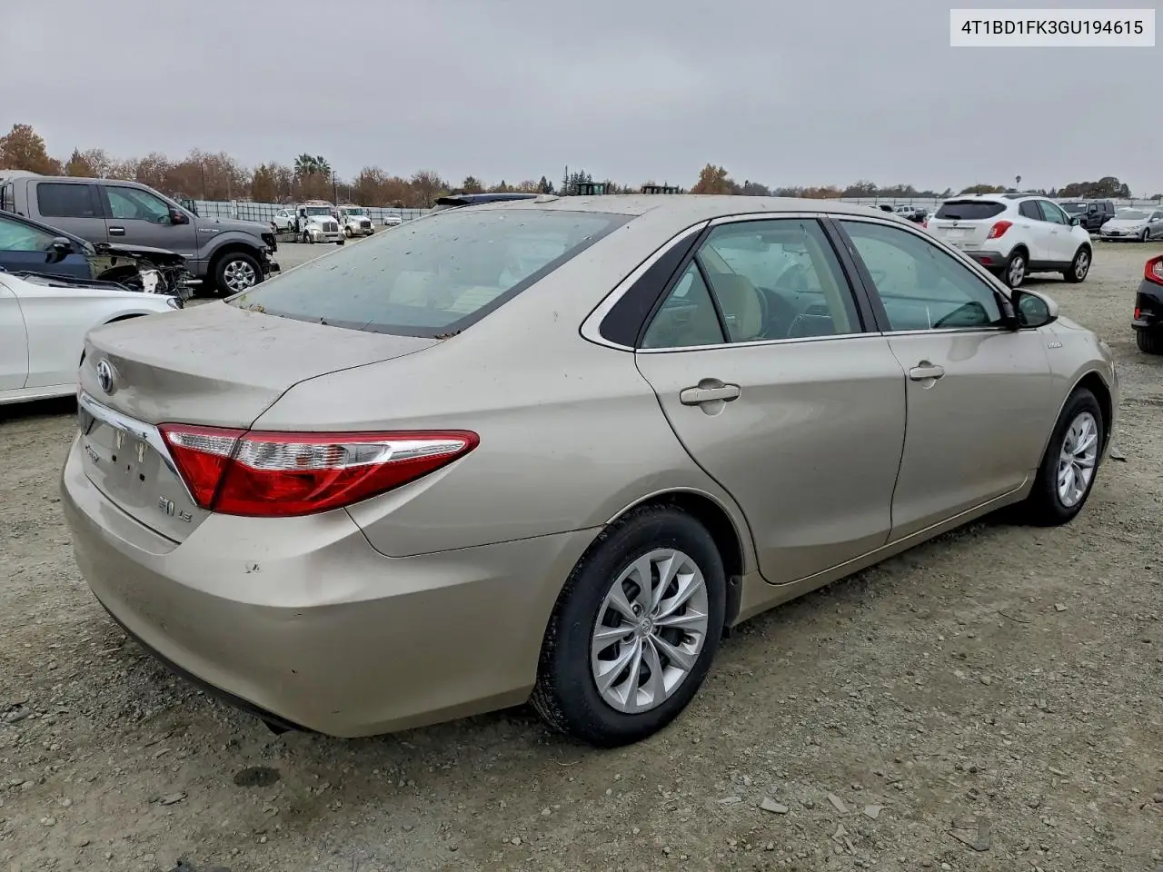 4T1BD1FK3GU194615 2016 Toyota Camry Hybrid