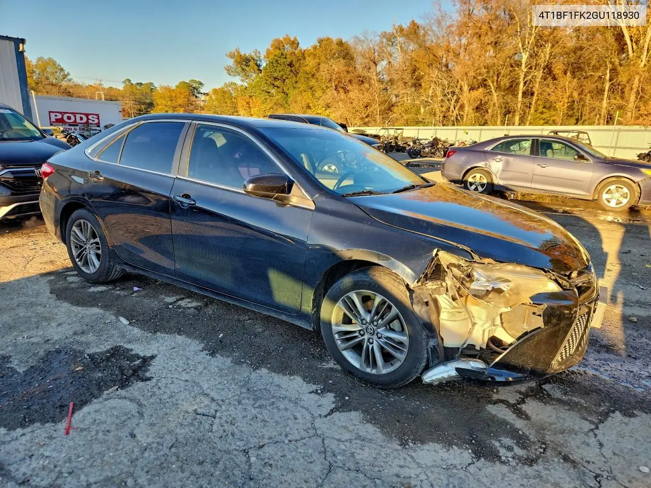 4T1BF1FK2GU118930 2016 Toyota Camry Le