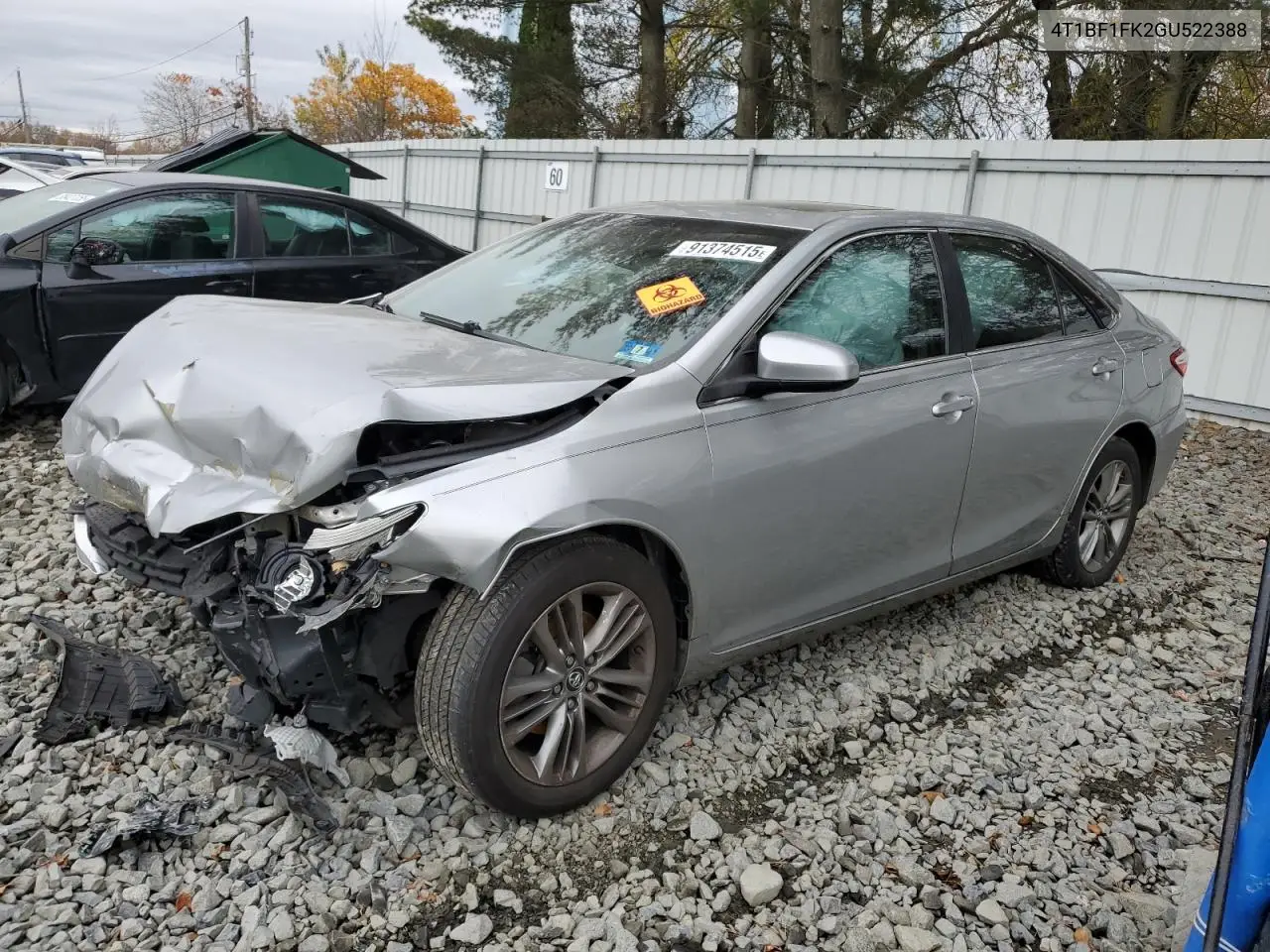 4T1BF1FK2GU522388 2016 Toyota Camry Le