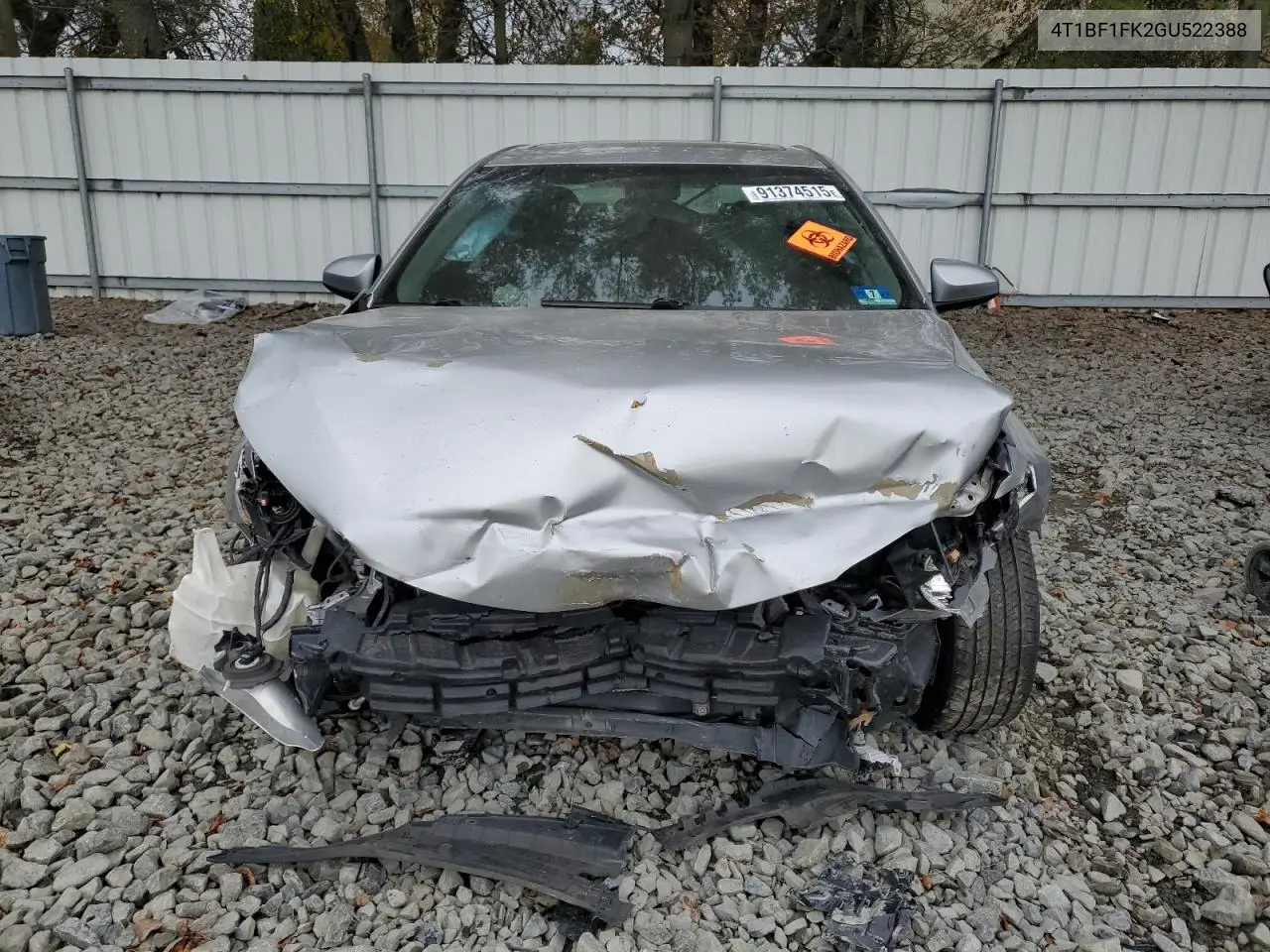 4T1BF1FK2GU522388 2016 Toyota Camry Le